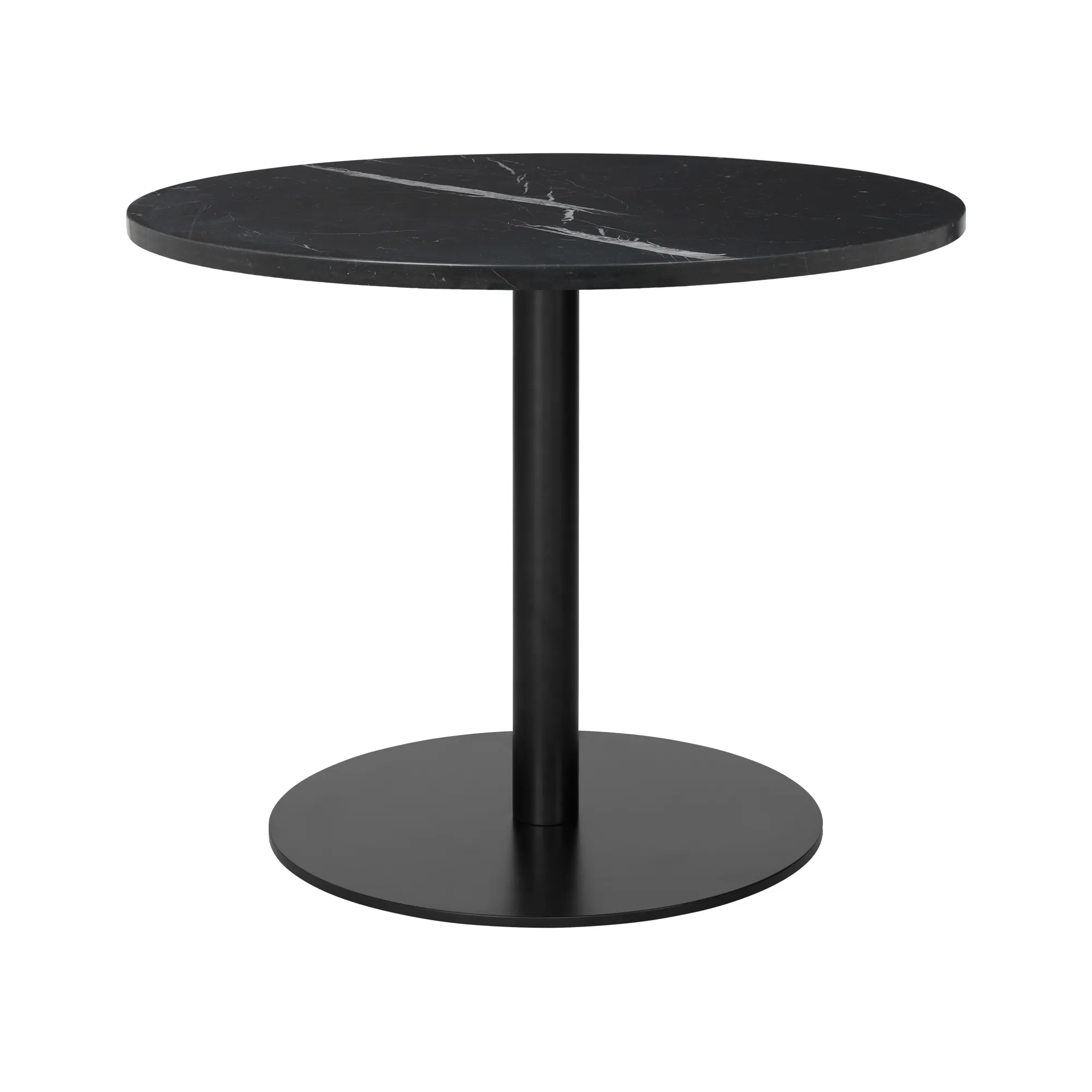 GUBI 1.0 loungebord Ø80 cm svart
