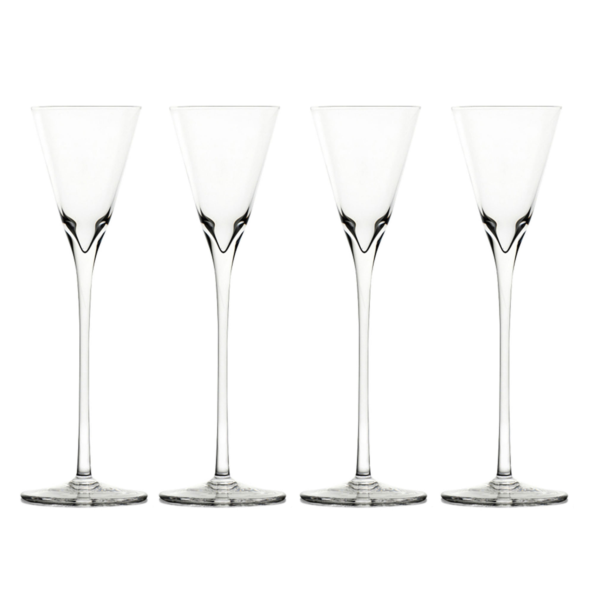 BOBO - Nubbe - Set of 4 - Snapsglas och shotglas - Transparent | Servering - Glas - Snapsglas Och Shotglas | Möbelexperten
