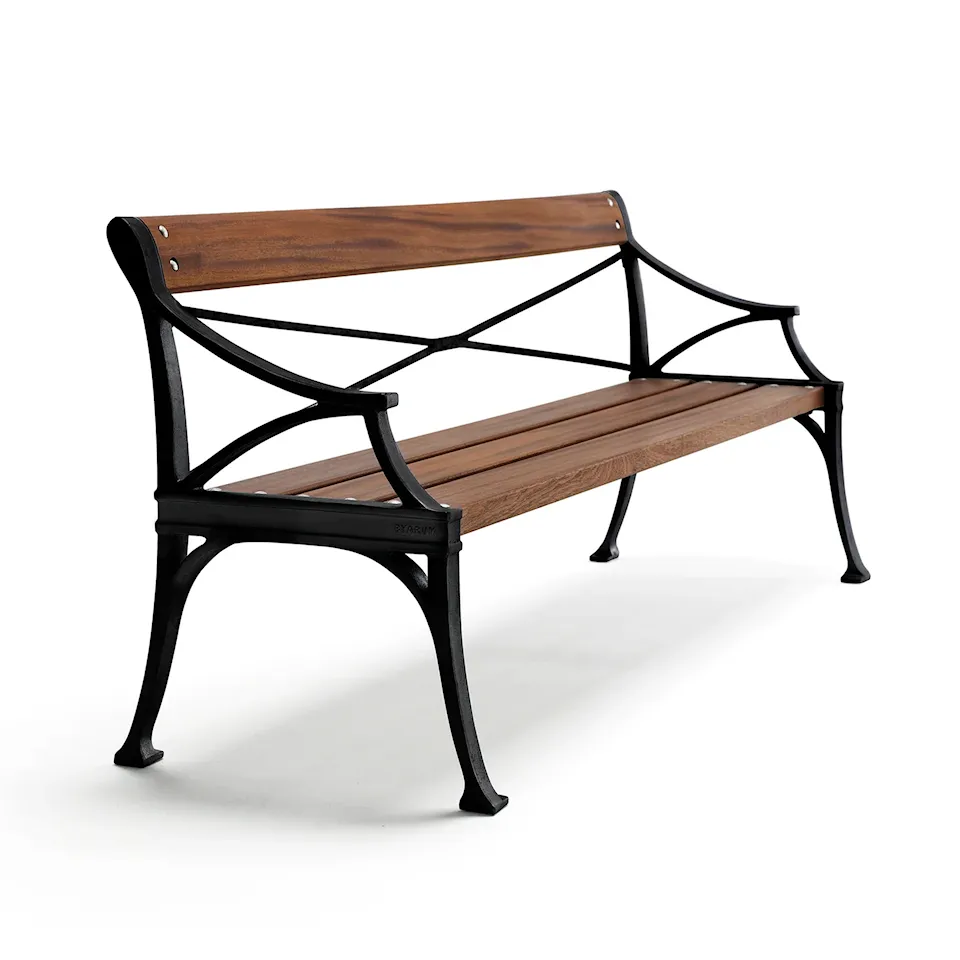 Lessebo Soffa Oljad Mahogny