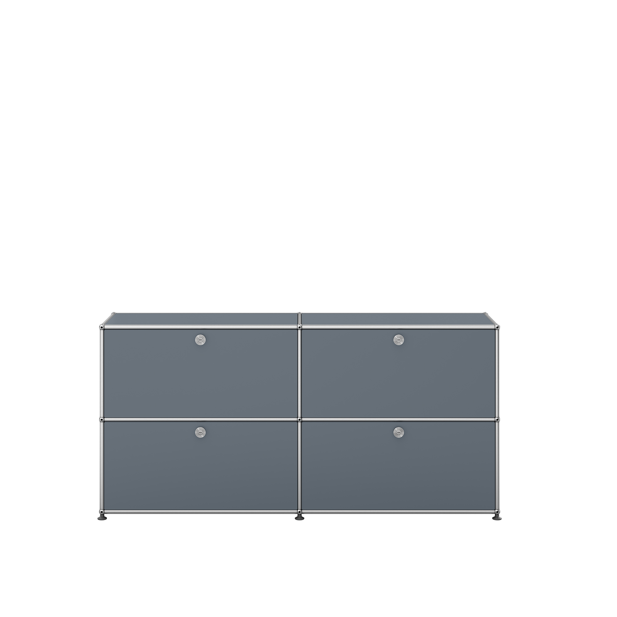 USM - USM Haller 109 Sideboard, USM Mid Gray - Sideboards - Grå - Metall