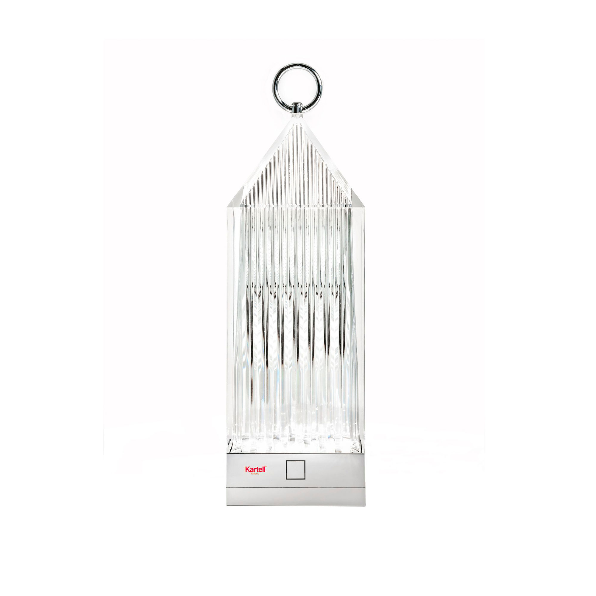 Kartell - Lantern Table Lamp - Crystal - Portabla lampor - Fabio Novembre - Transparent
