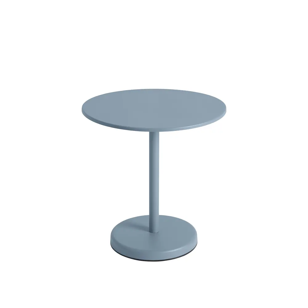Linear Steel Café Table Ø 70 h
