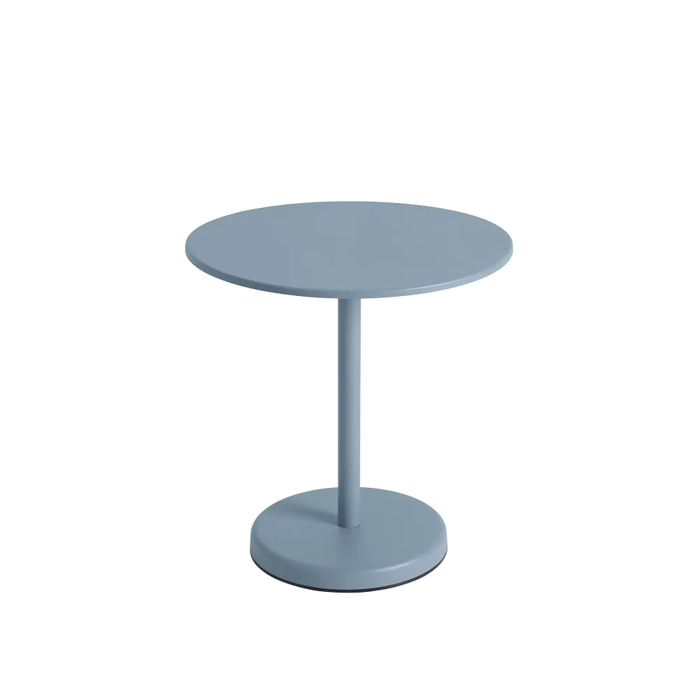 Linear Steel Café Table Ø 70 h