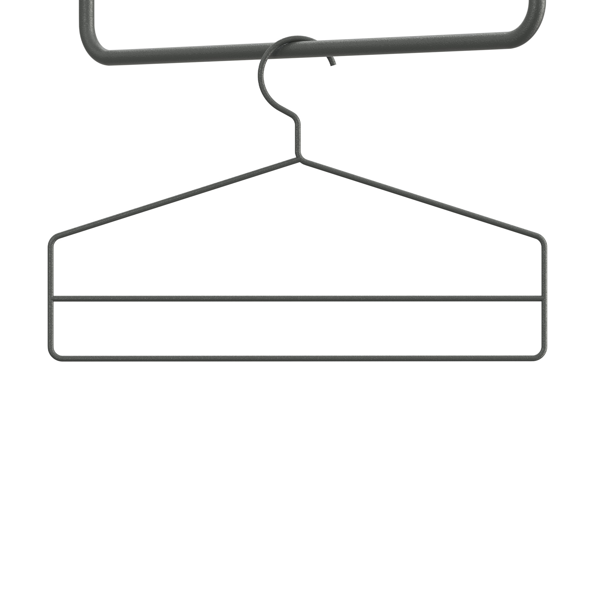 String - Galgar 4-pack mørkegrå - Kleshengere - Nils Strinning - Grå
