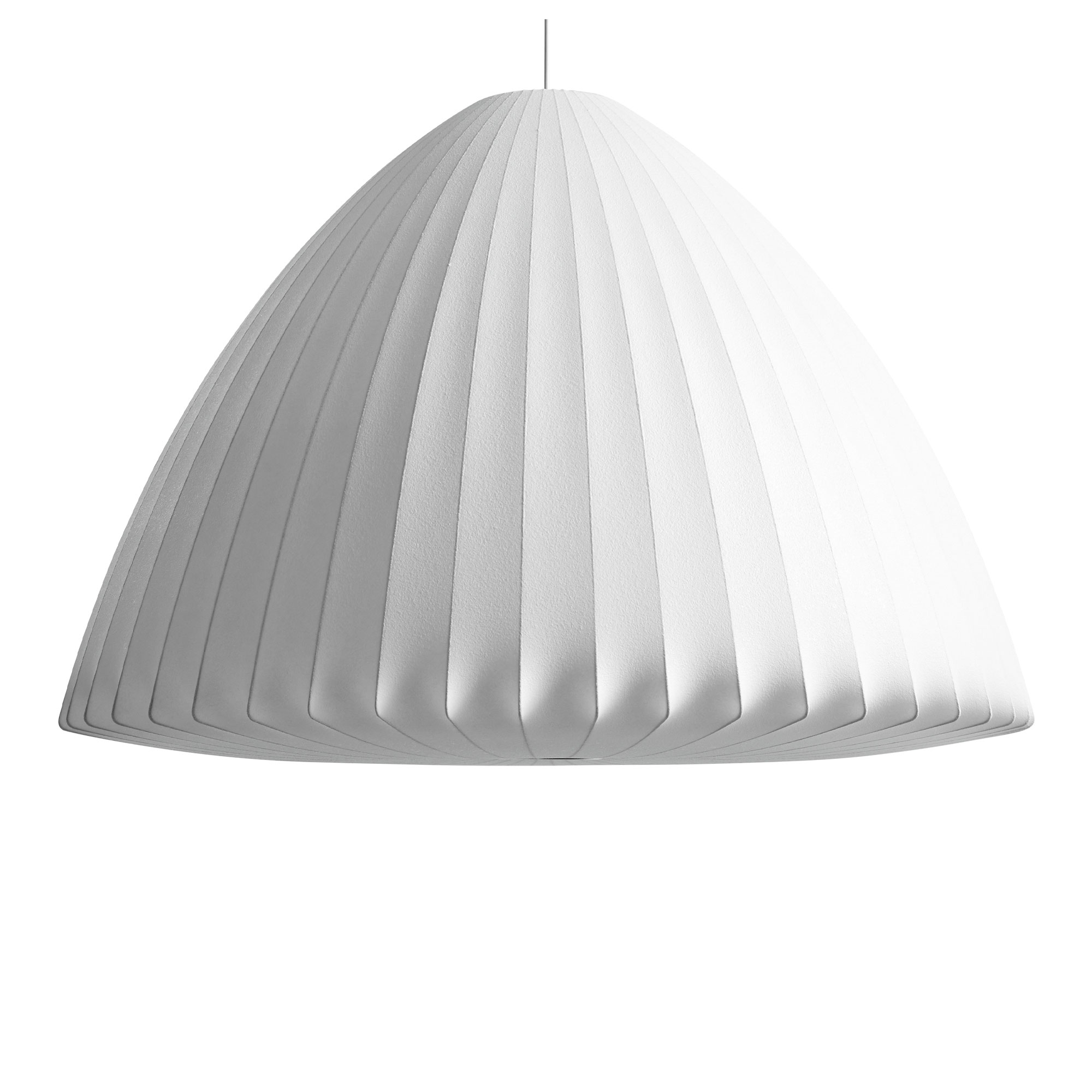 HAY - Nelson Bell Bubble Pendant X-Large - Pendellampor - George Nelson - Vit | Belysning - Taklampor - Pendellampor | Möbelexperten