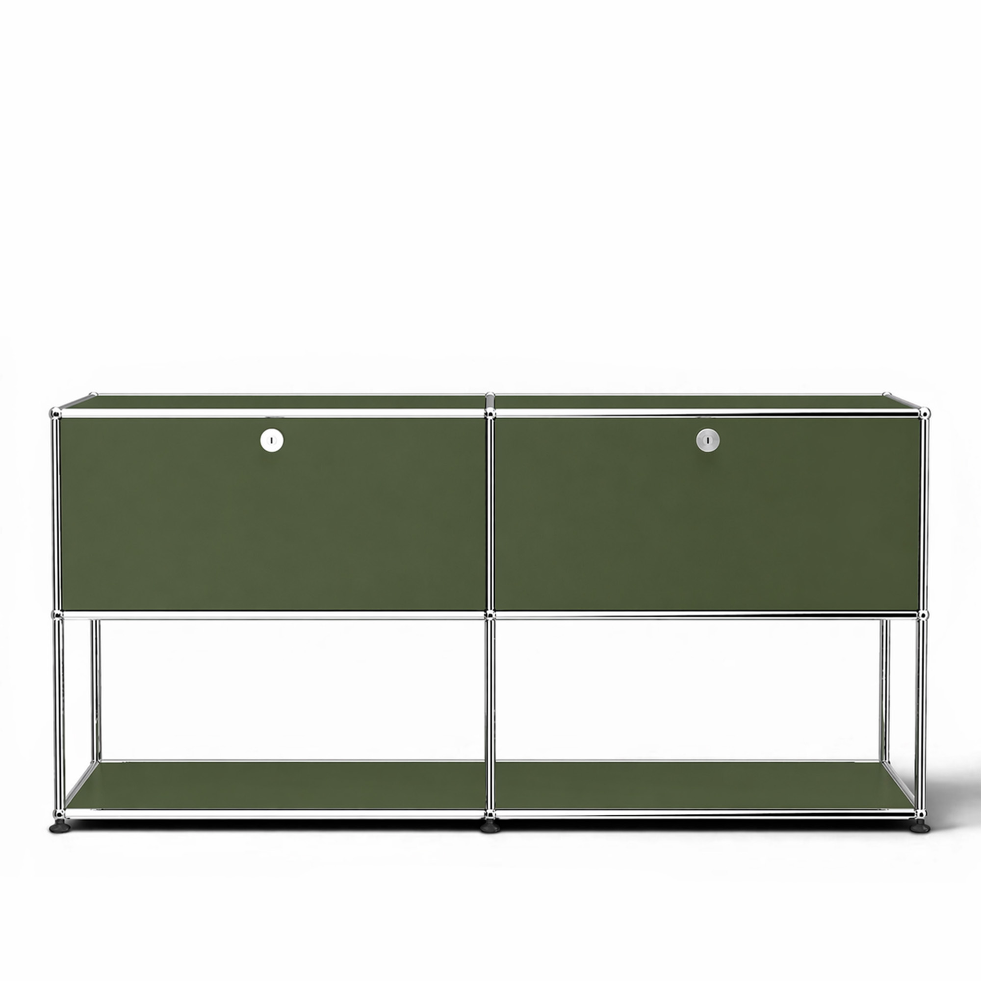 USM - USM Haller 40 Sideboard Olive Green - Sk&auml;nkar och sideboards - Fritz Haller & Paul Sch&auml;rer - Gr&ouml;n - Metall