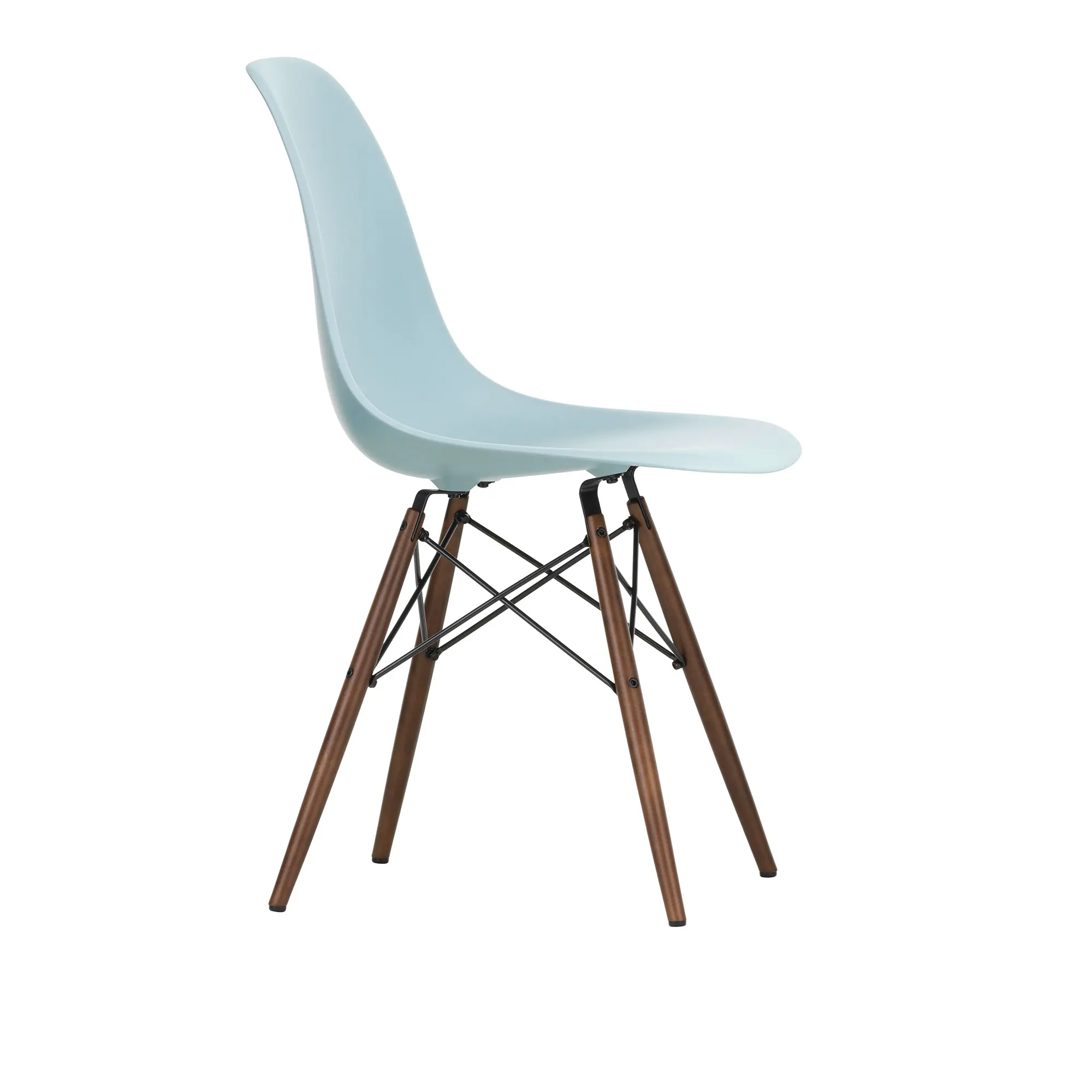 Eames RE Plastic Chair DSW stol Dark Maple
