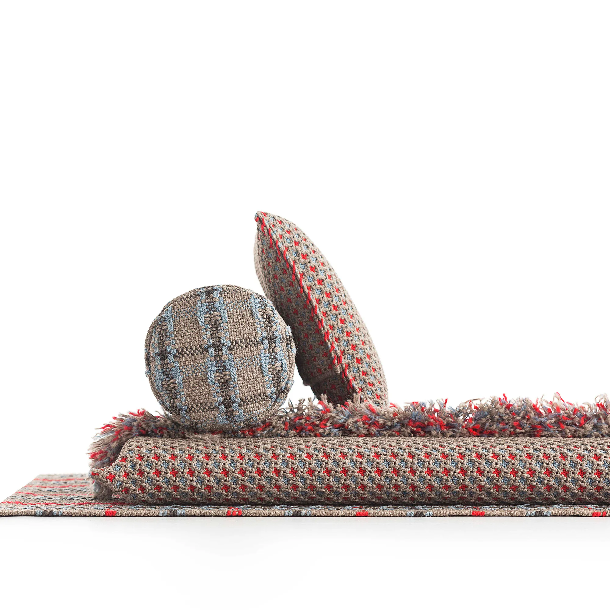 Garden Layers Small Roll - Checks Blue
