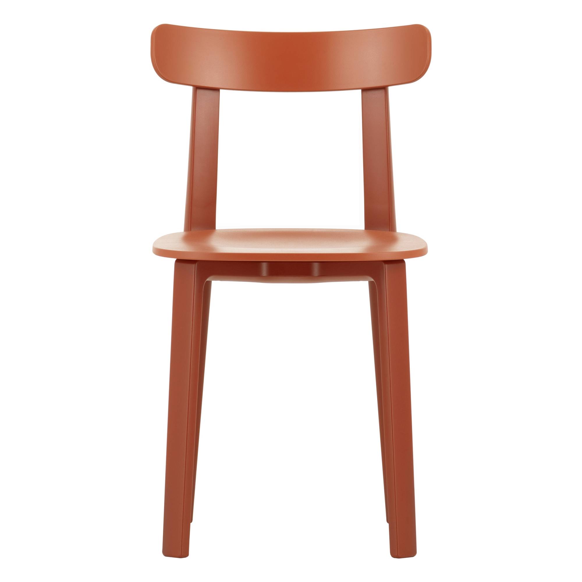 Vitra - All Plastic Chair, Brick - Matstolar - Jasper Morrison - Brun - Plast