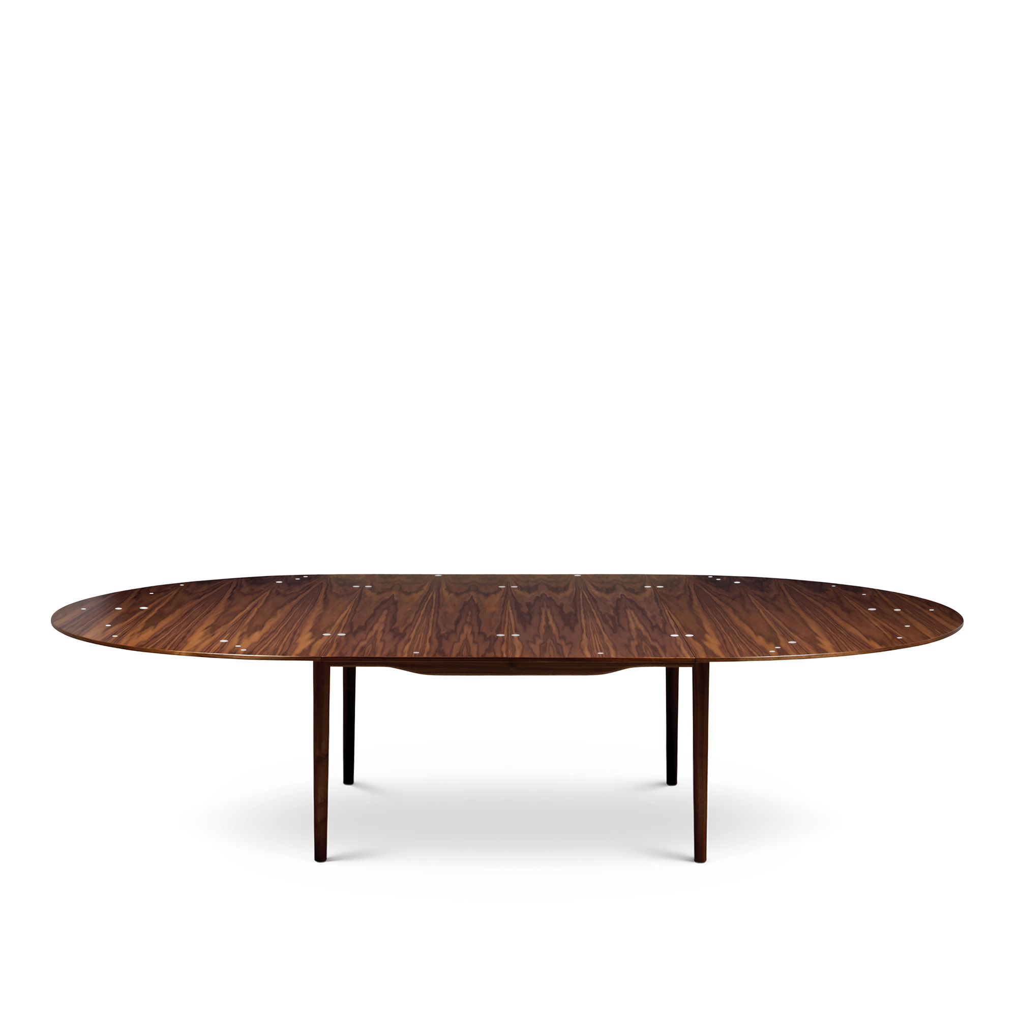 House of Finn Juhl - Silver Table Walnut/Walnut - Matbord - Finn Juhl - Tr&auml;f&auml;rgad - Metall/Tr&auml;