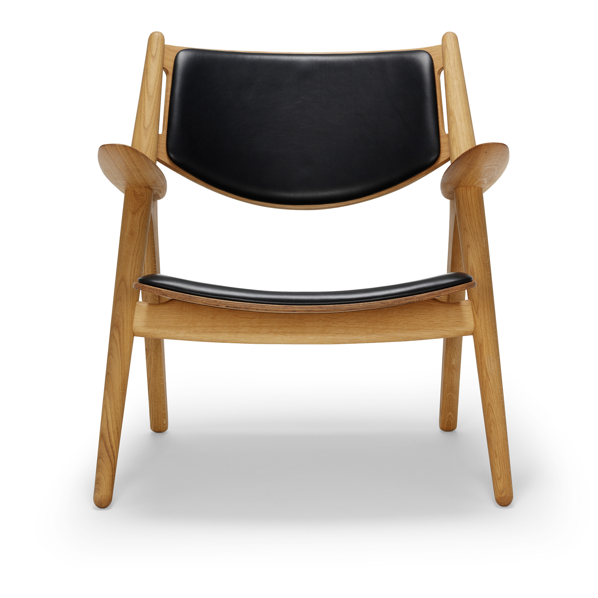 carl hansen - ch28p oak, oil thor 301 - fåtöljer - hans j. wegner - träfärgad - trä