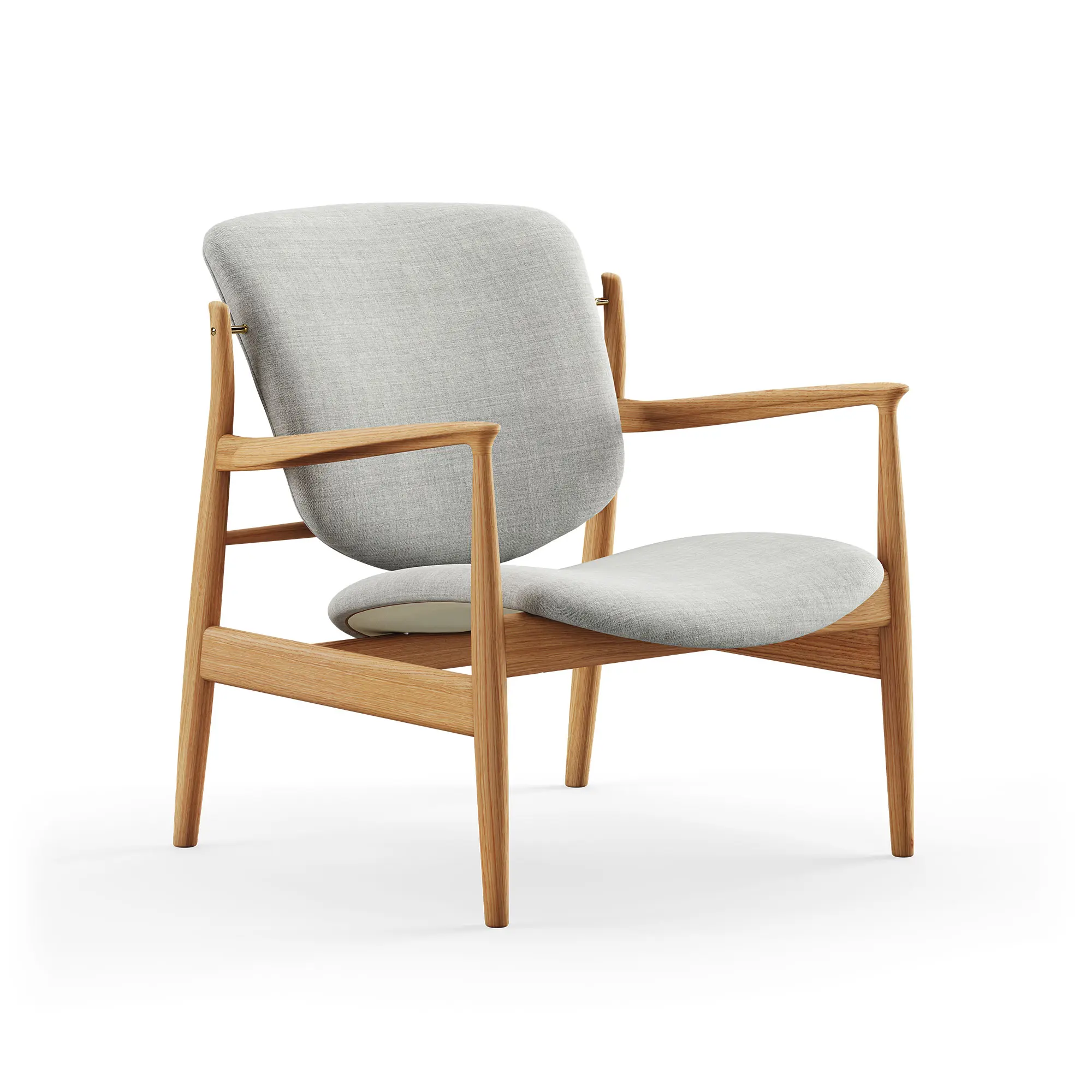 France fåtölj Dark oiled oak