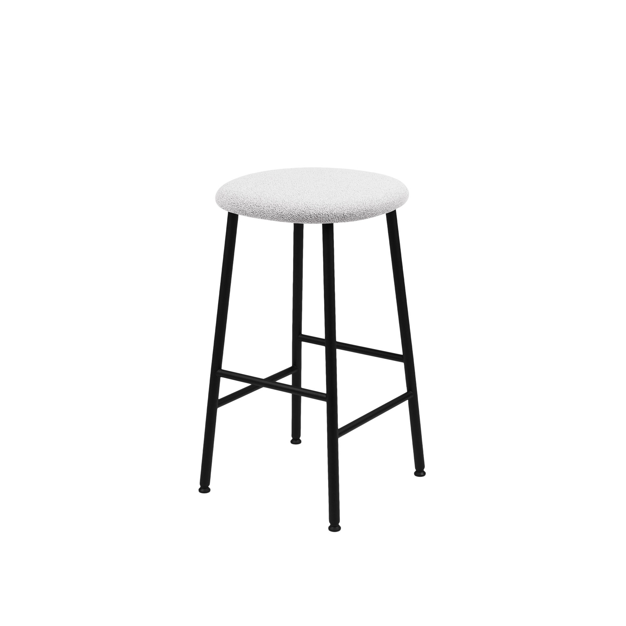 HEM - Kendo Bar Stool - Porcelain - Barstolar & barpallar - LucidiPevere - Vit - Metall/Trä/Skum/Plast/Ull
