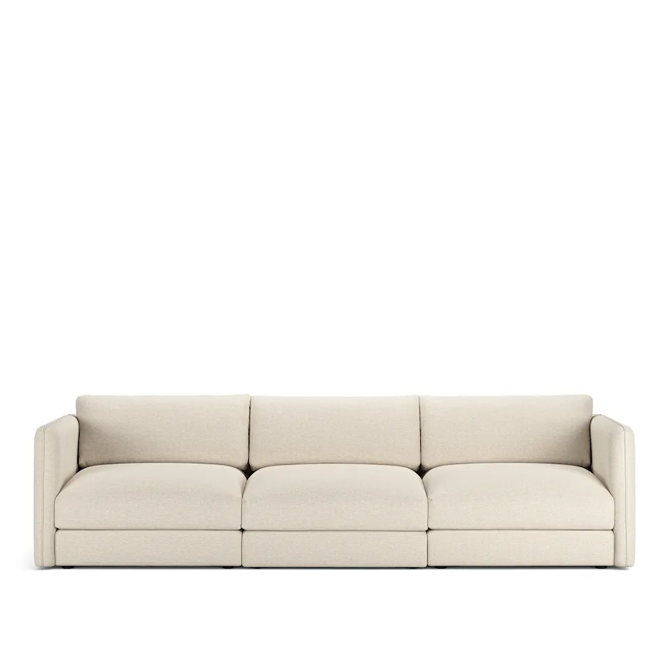 Pavarotti 3-Seater, Fixed Cover, Cushion Variant 03, Lario 38