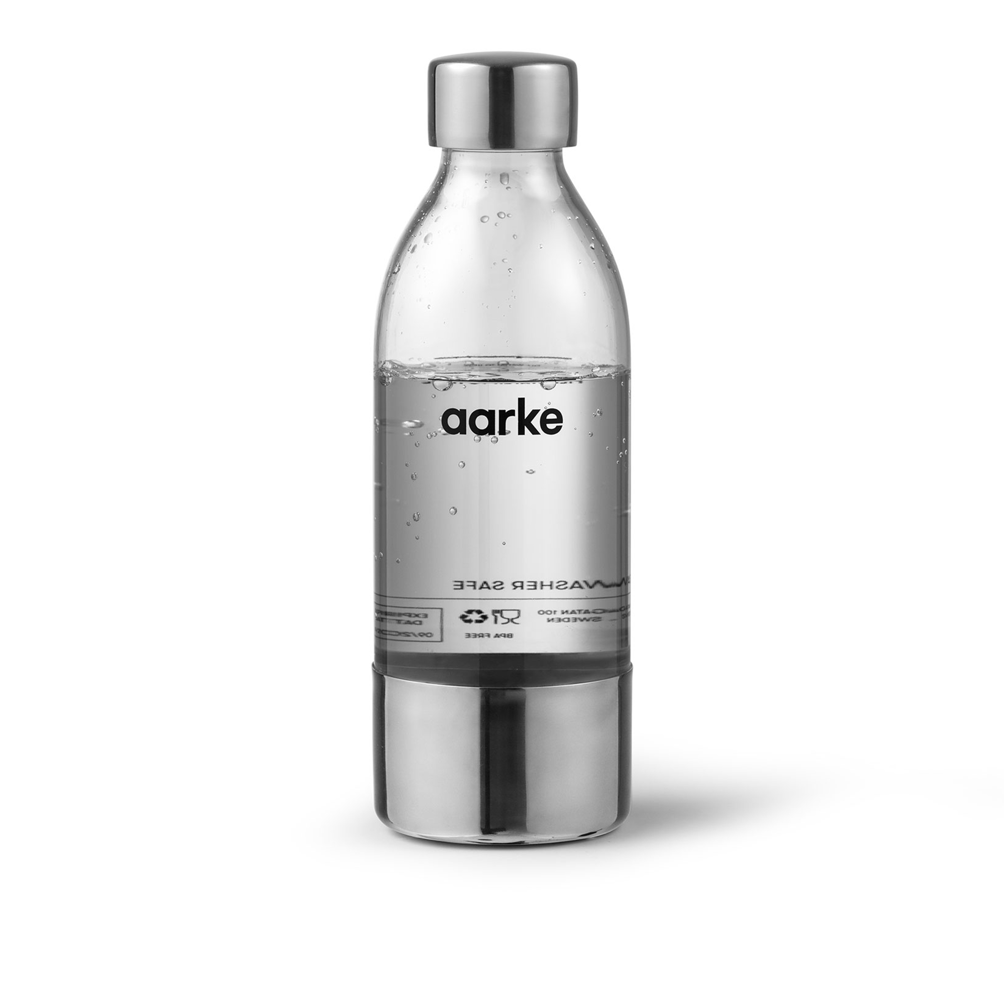 Aarke - PET-flaska Liten 65 cl - Tillbehör till köksmaskiner - Silver | Kök - Köksmaskiner - Tillbehör Till Köksmaskiner | Möbelexperten