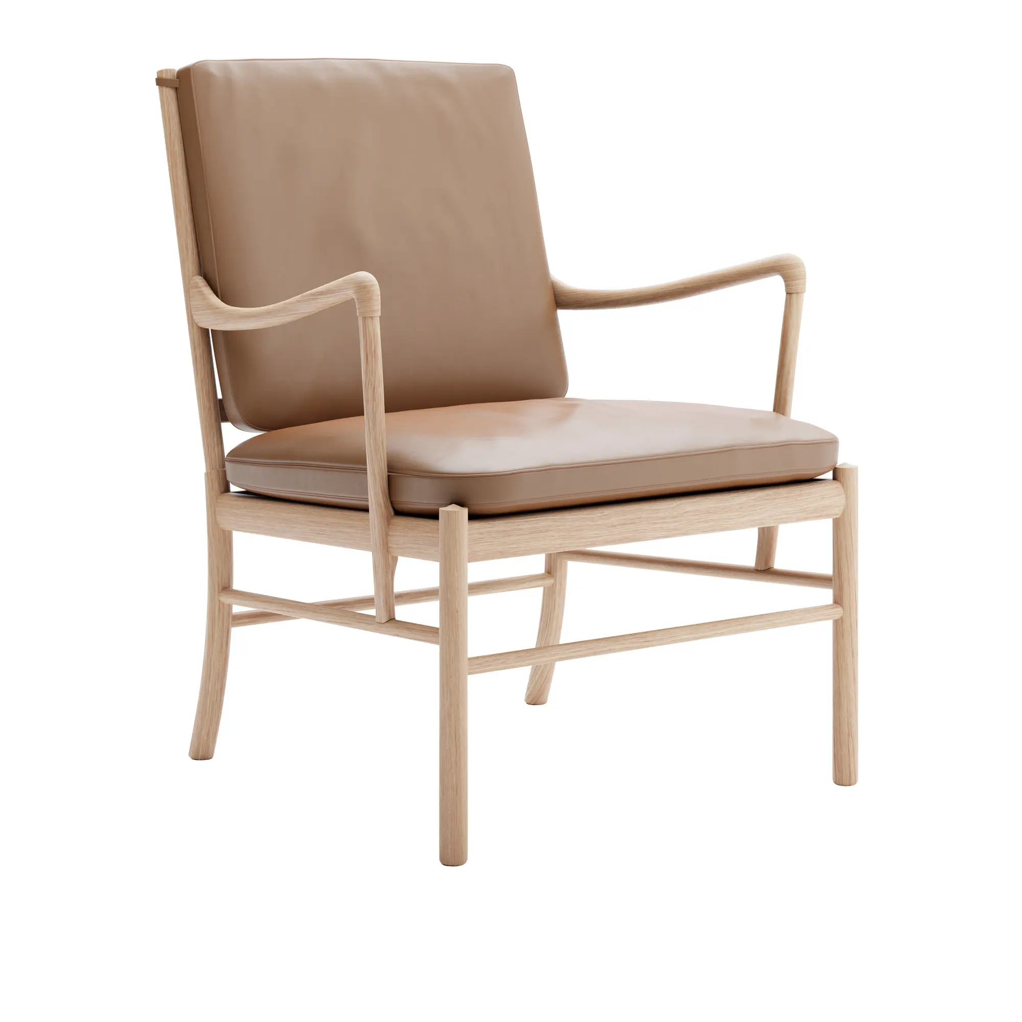 OW149 Colonial lenestol eik