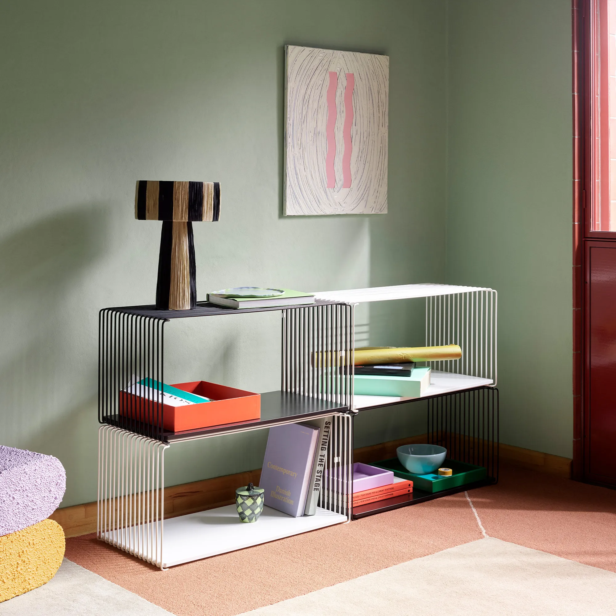 Panton Wire Extended hyllplan 18,8x68,2 cm