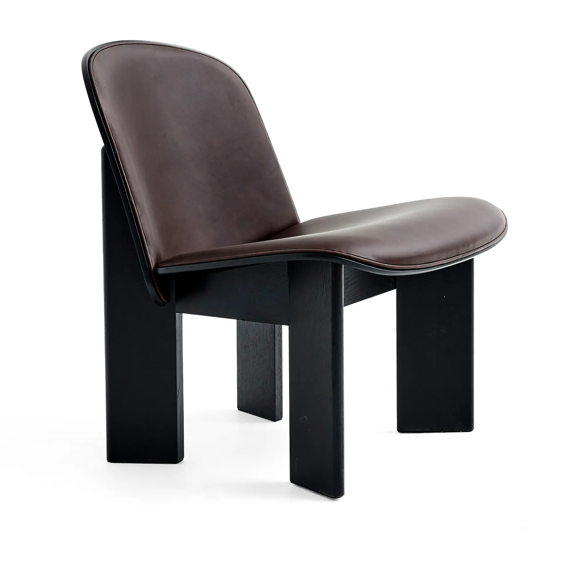 Chisel fåtölj Front Upholstery Black Oak