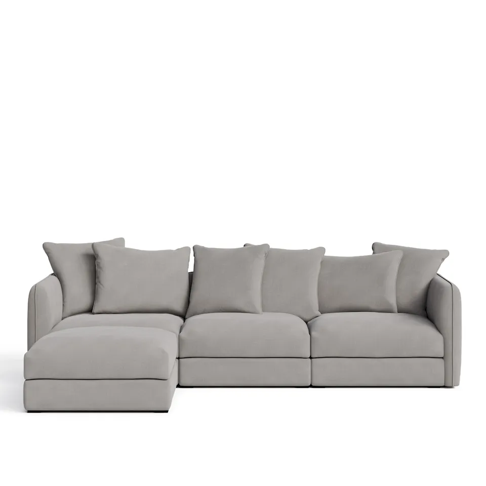 Pavarotti 3-Seater with Ottoman