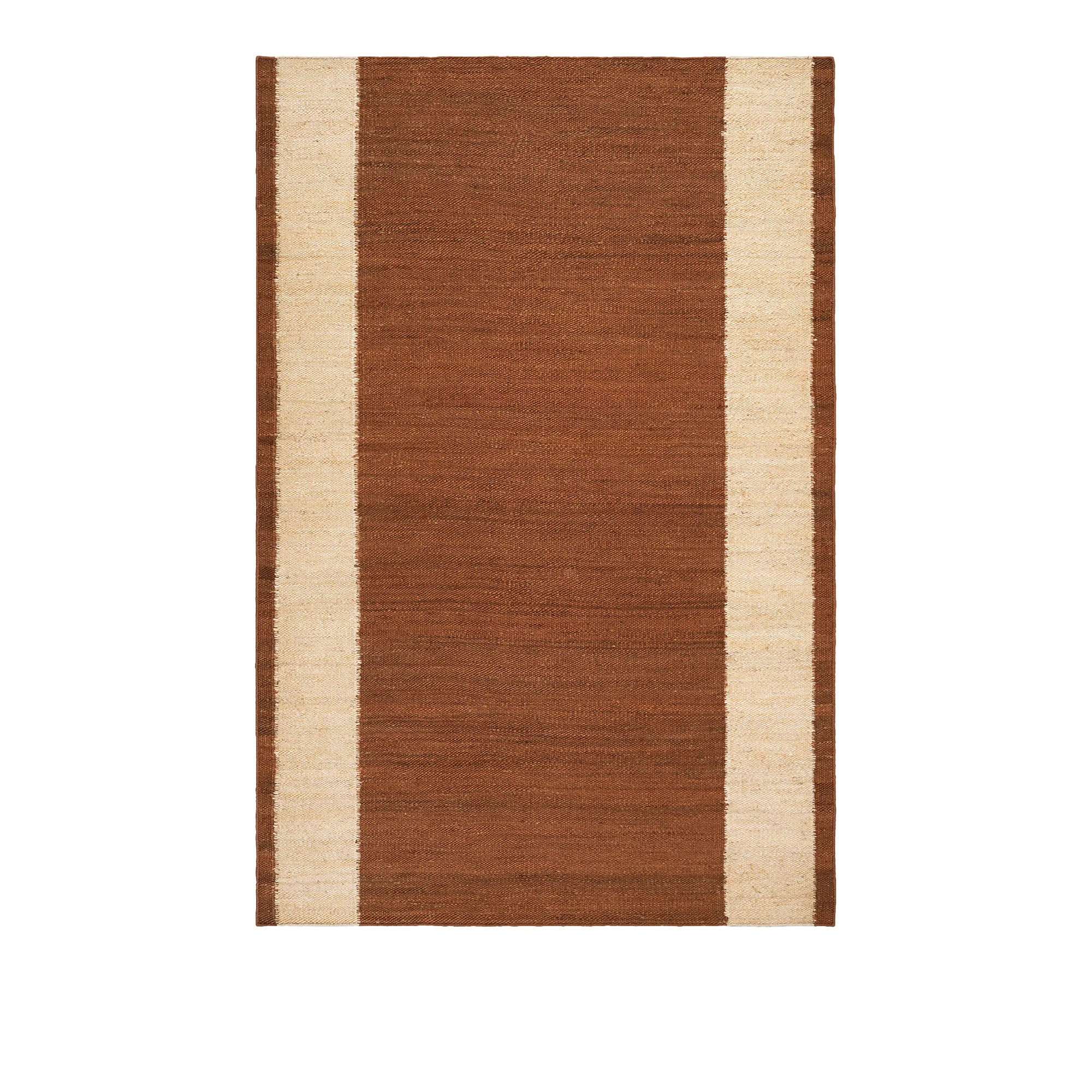 Jute Stripes Red matta
