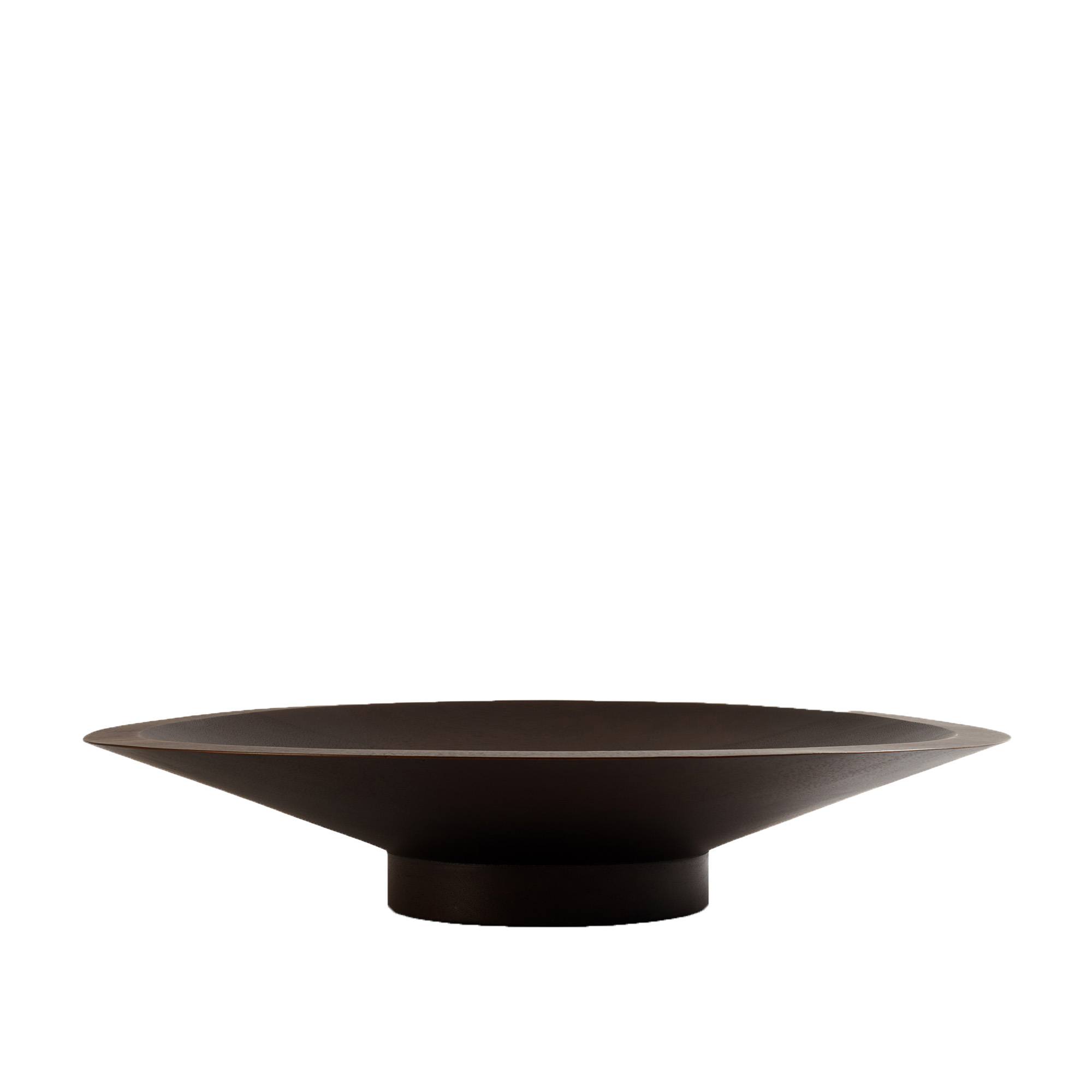 Ethnicraft - Satellite Bowl - Varnished Mahogany - Dark Brown - Serveringsskålar - Trä