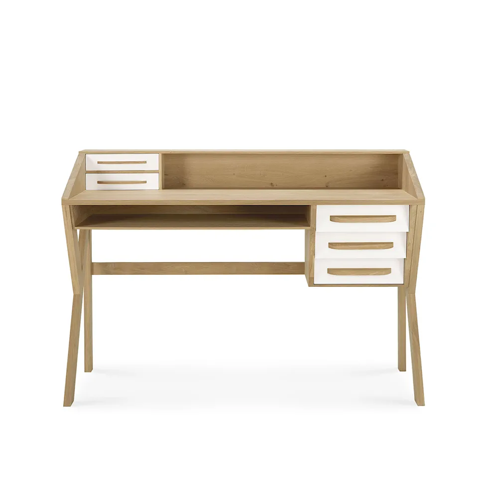 Oak Origami Desk