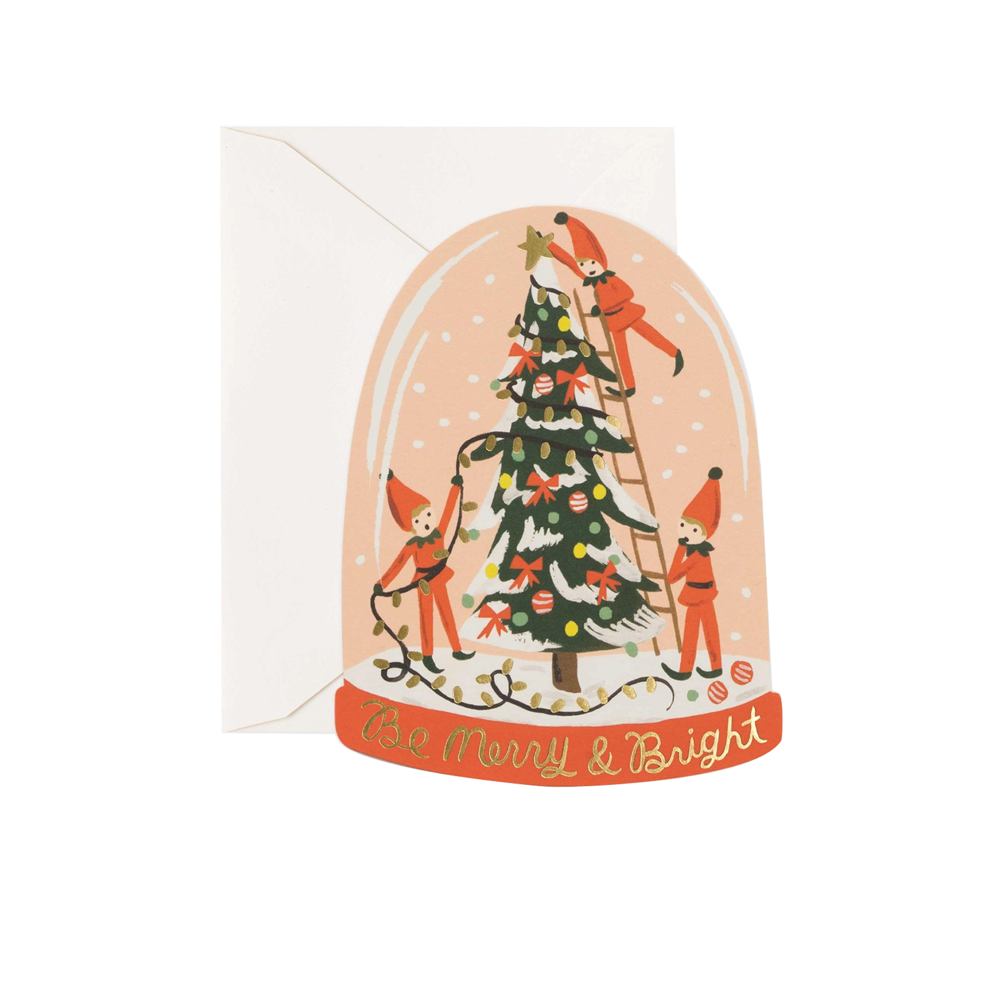 Rifle Paper Co. - Merry Elves Card - Anteckningsböcker & kort - Anna Bond - Flerfärgad