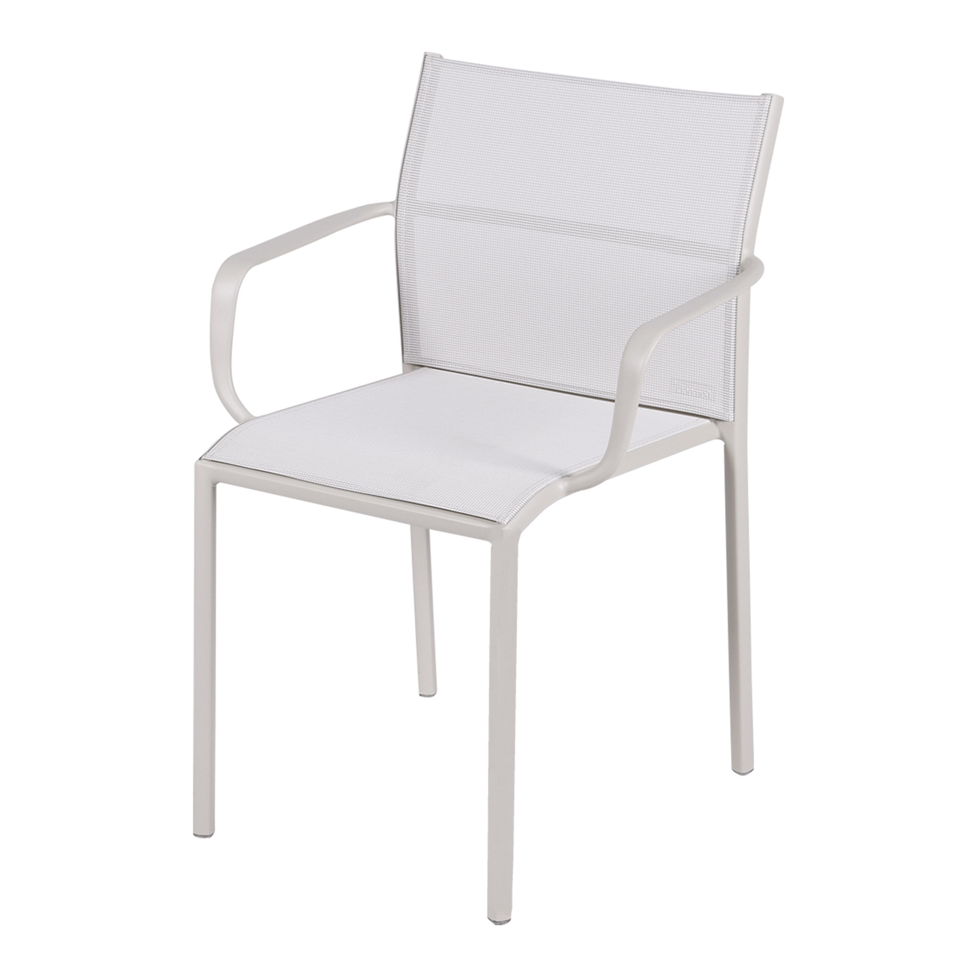 Fermob - Cadiz Armchair Clay Grey A5 - Matstolar utomhus - Antoine Lesur - Grå - Metall/Syntetiskt