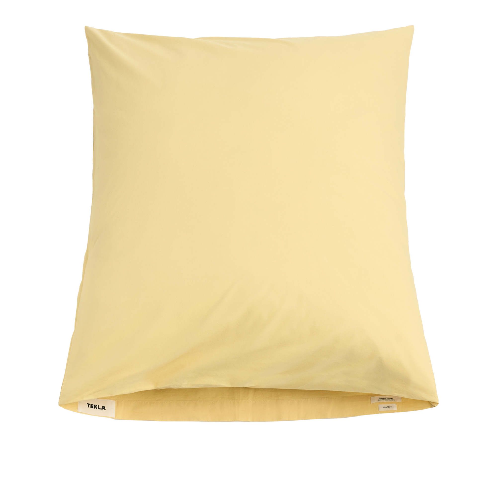 Tekla - Percale Solid Shaded Yellow örngott 50 x 60 cm - Örngott | Textilier - Sovrumstextilier - Örngott | Möbelexperten