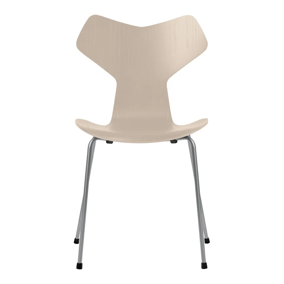 3130 Grand Prix stol Askfanér Silver Grey