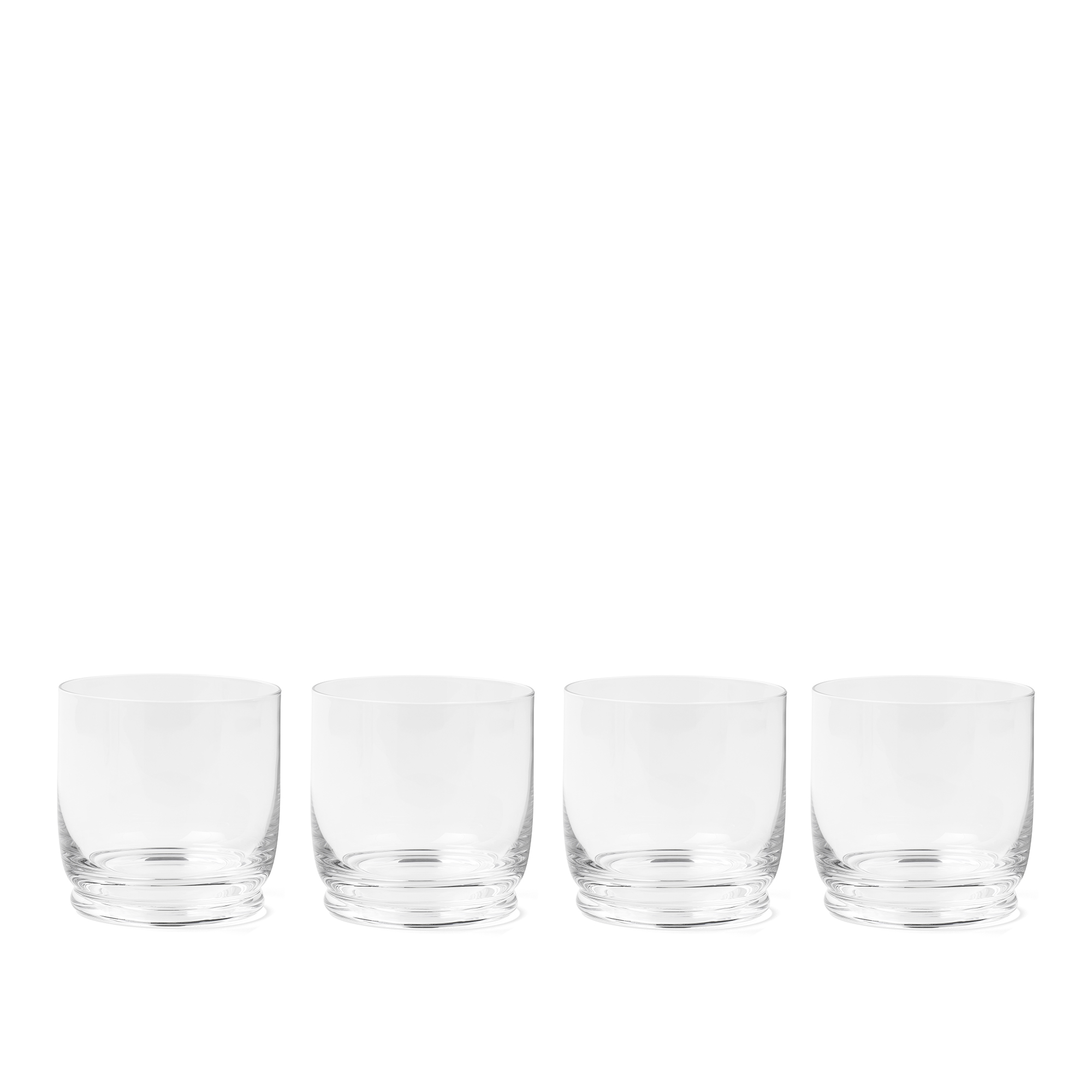 Service Projects - Walter 02 Rocks - Set of 4 - Drinkglass - Laura Bilde - Gjennomsiktig