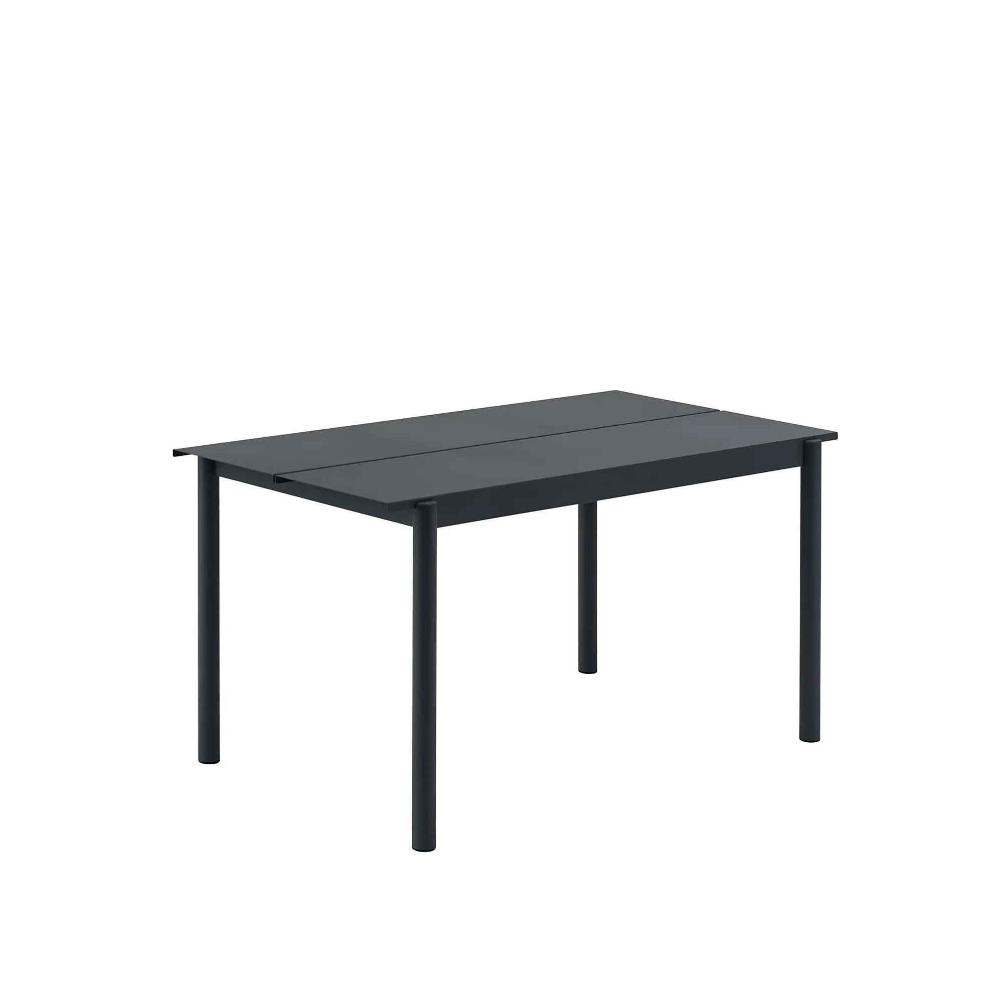 Linear steel table 140cm