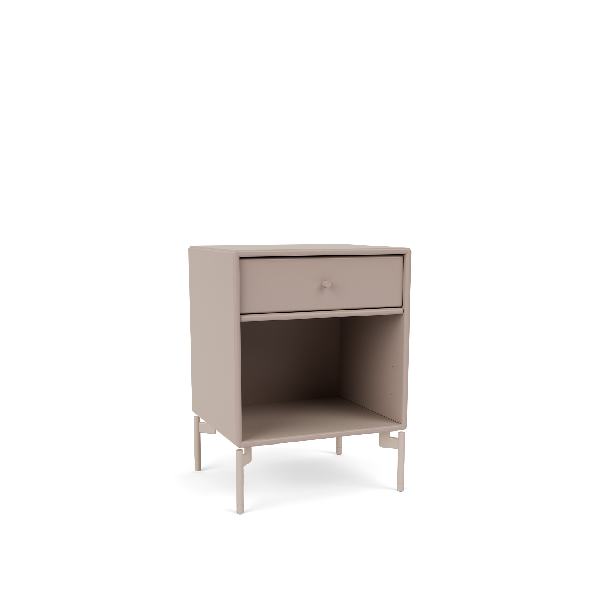 Montana - Dream Nightstand - Mushroom / Mushroom Legs - Nattbord - Peter J. Lassen - Beige - MDF