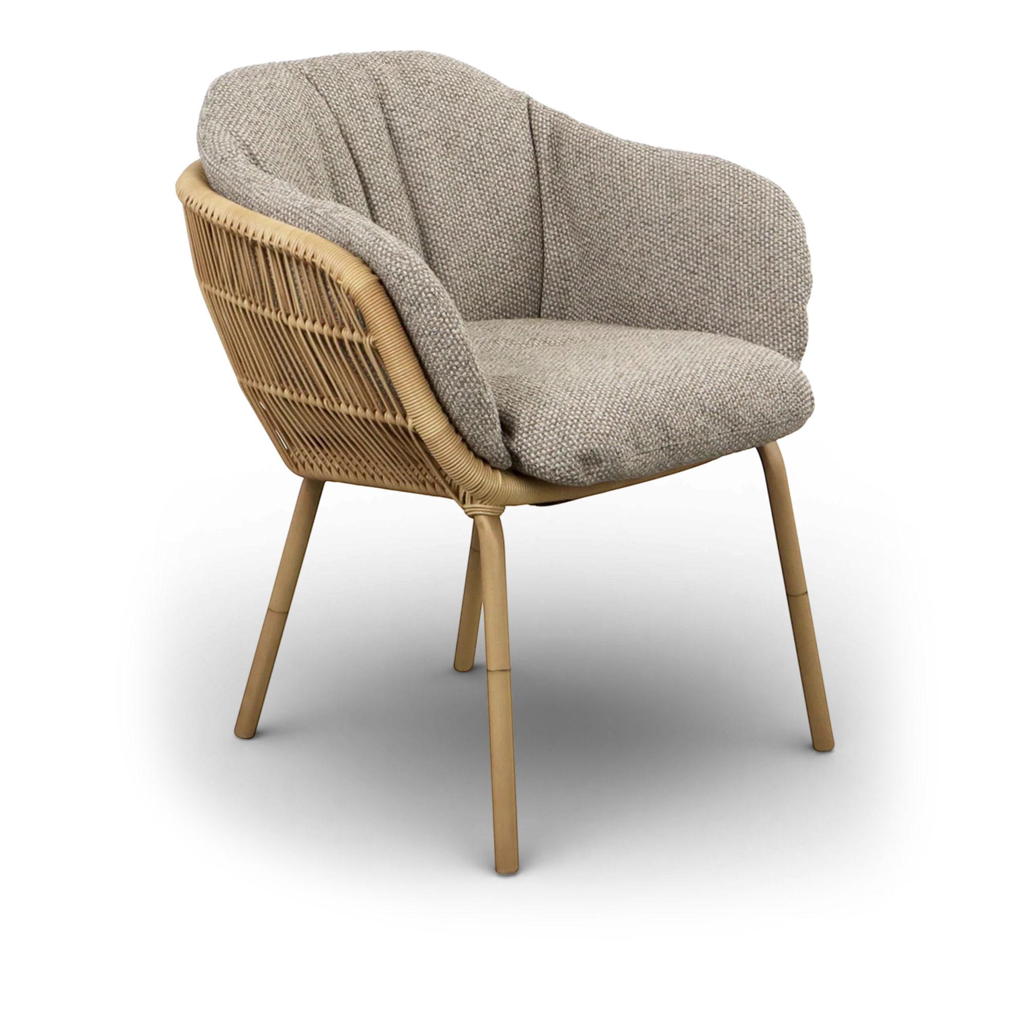 Cane-Line - Stay oudoor dining chair stackable – Natural, Cane-line Weave - Matstolar utomhus - Beige | Utemöbler - Utestolar - Matstolar Utomhus | Möbelexperten