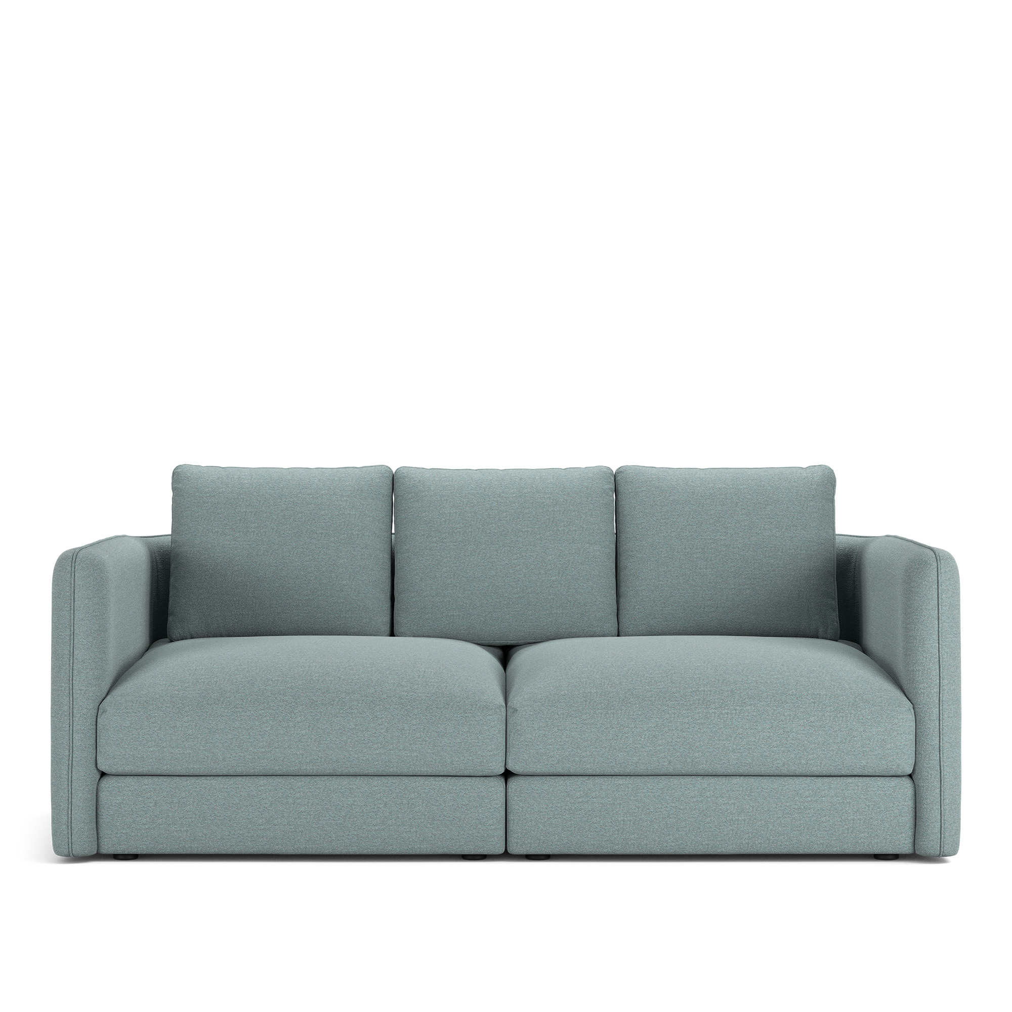 NOGA - Pavarotti 2-Seater, Fixed Cover, Cushion Variant 02, Lario 12 - Soffor - Bl&aring;