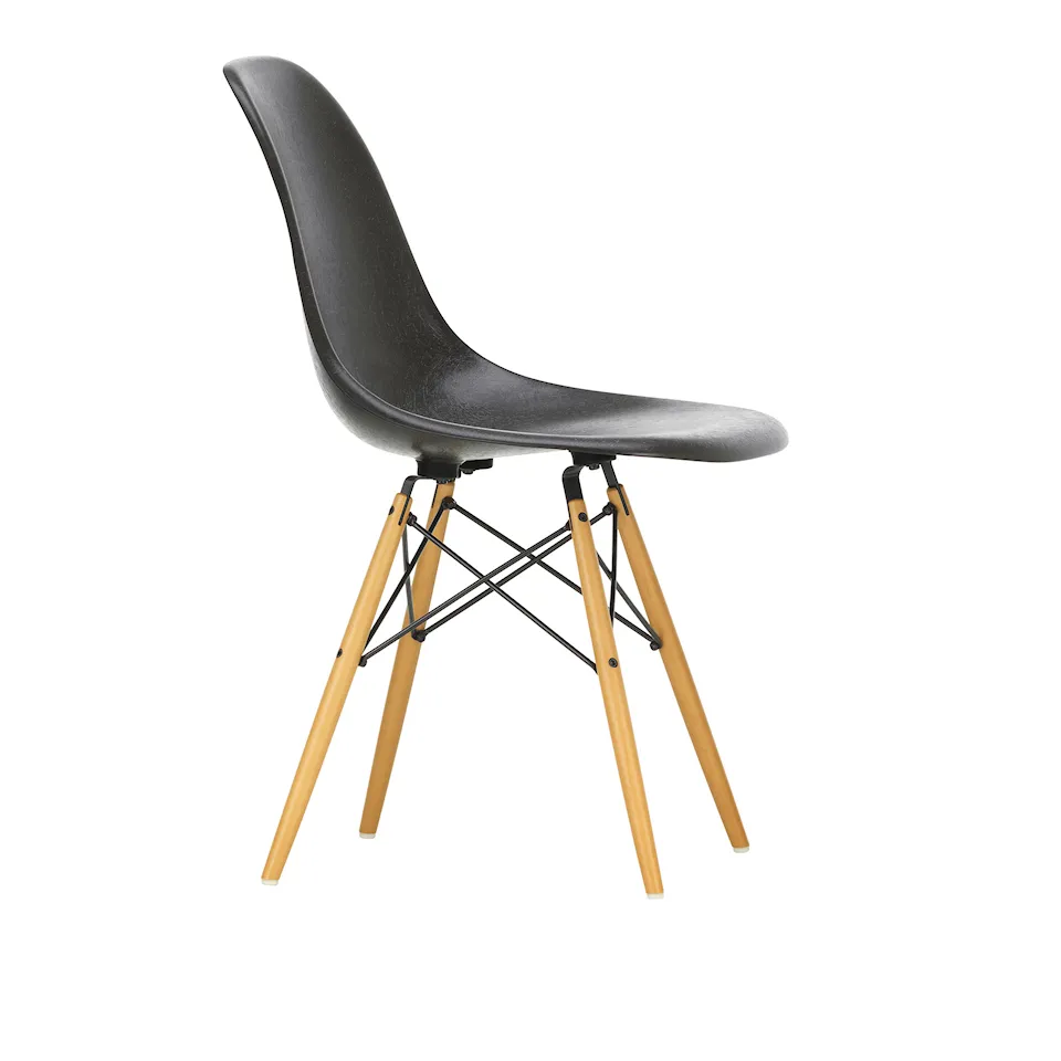Eames Fiberglass Chair DSW stol Golden Maple