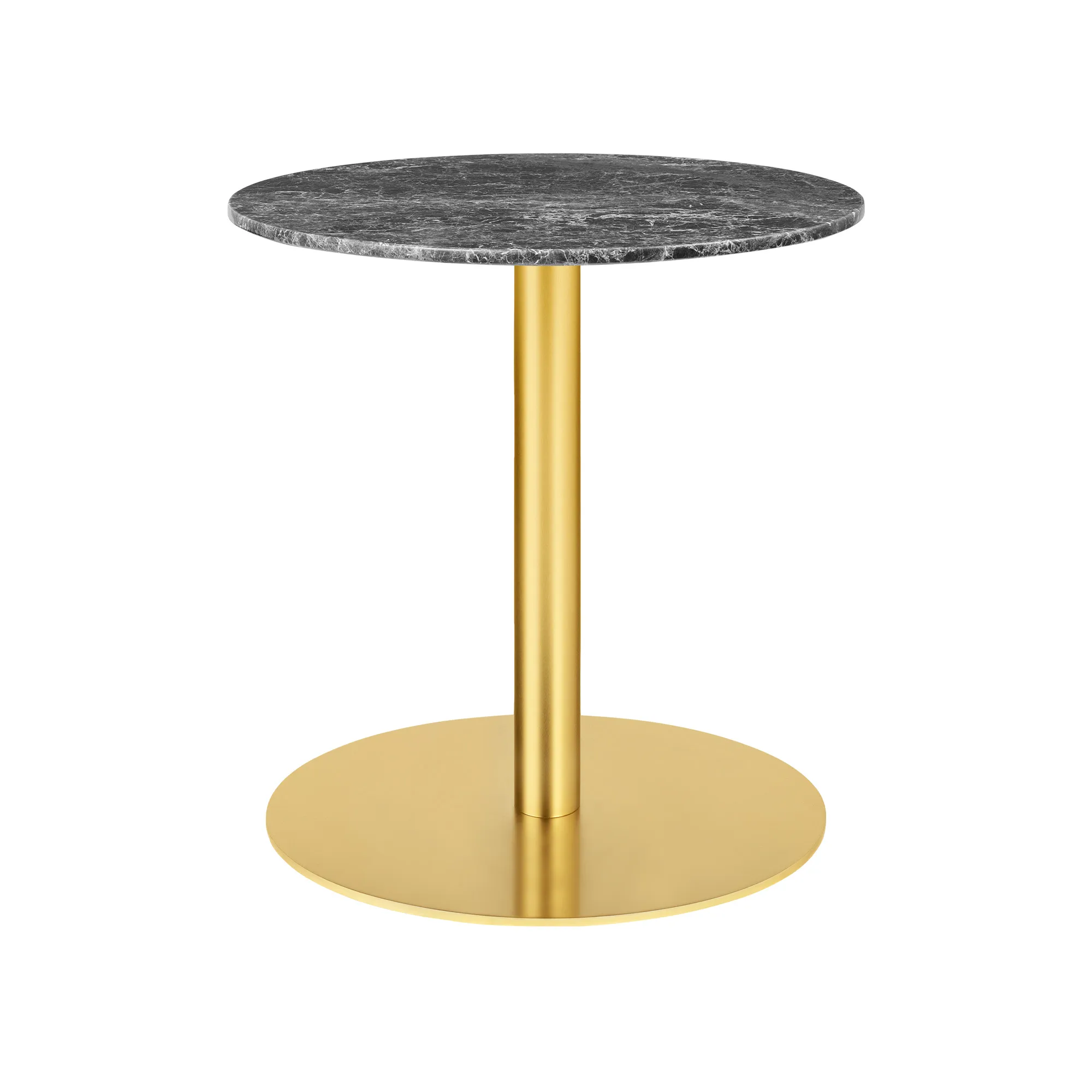 GUBI 1.0 loungebord Ø60 cm mässing