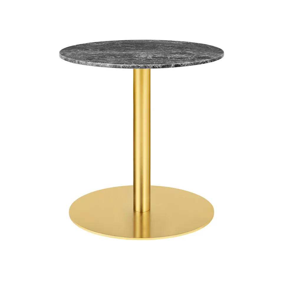 GUBI 1.0 loungebord Ø60 cm mässing