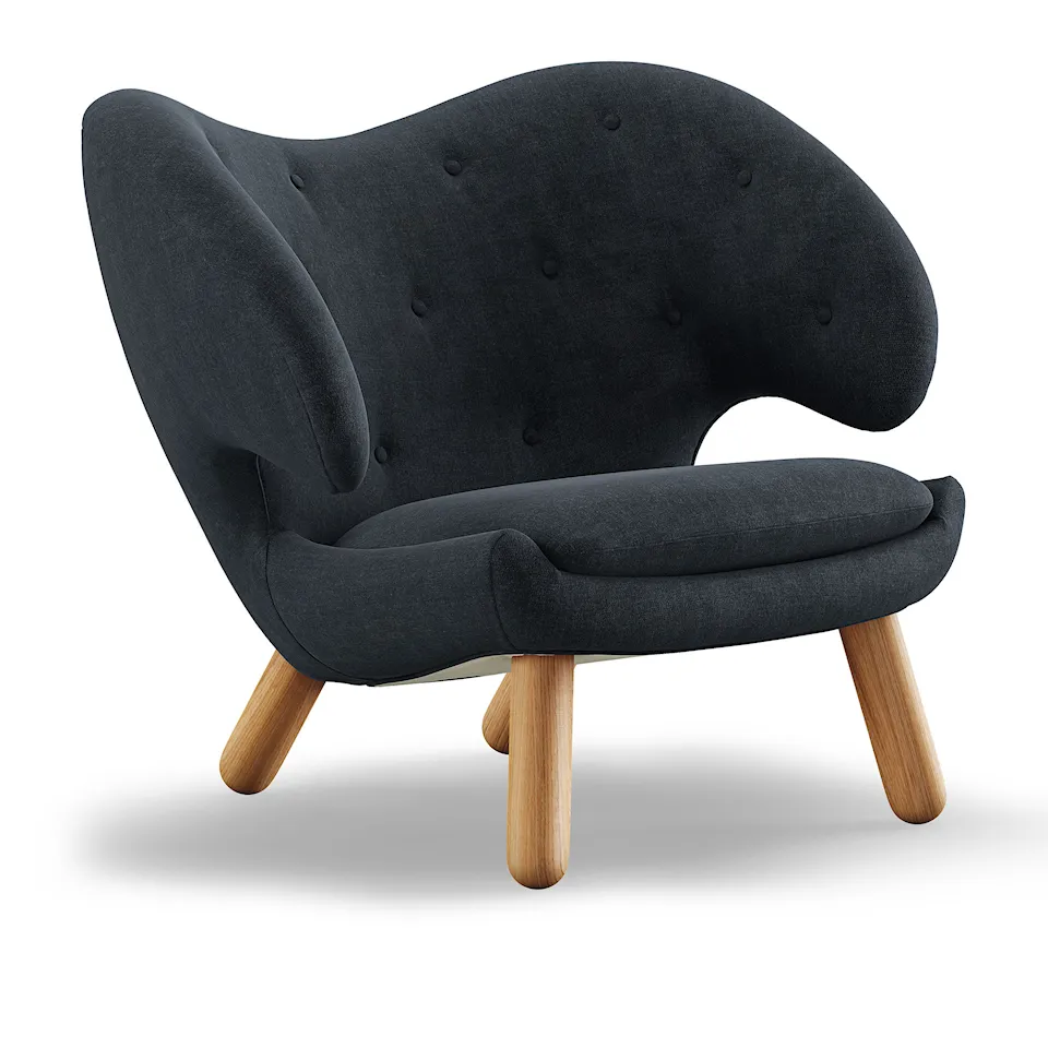Pelican fåtölj Dark oiled oak