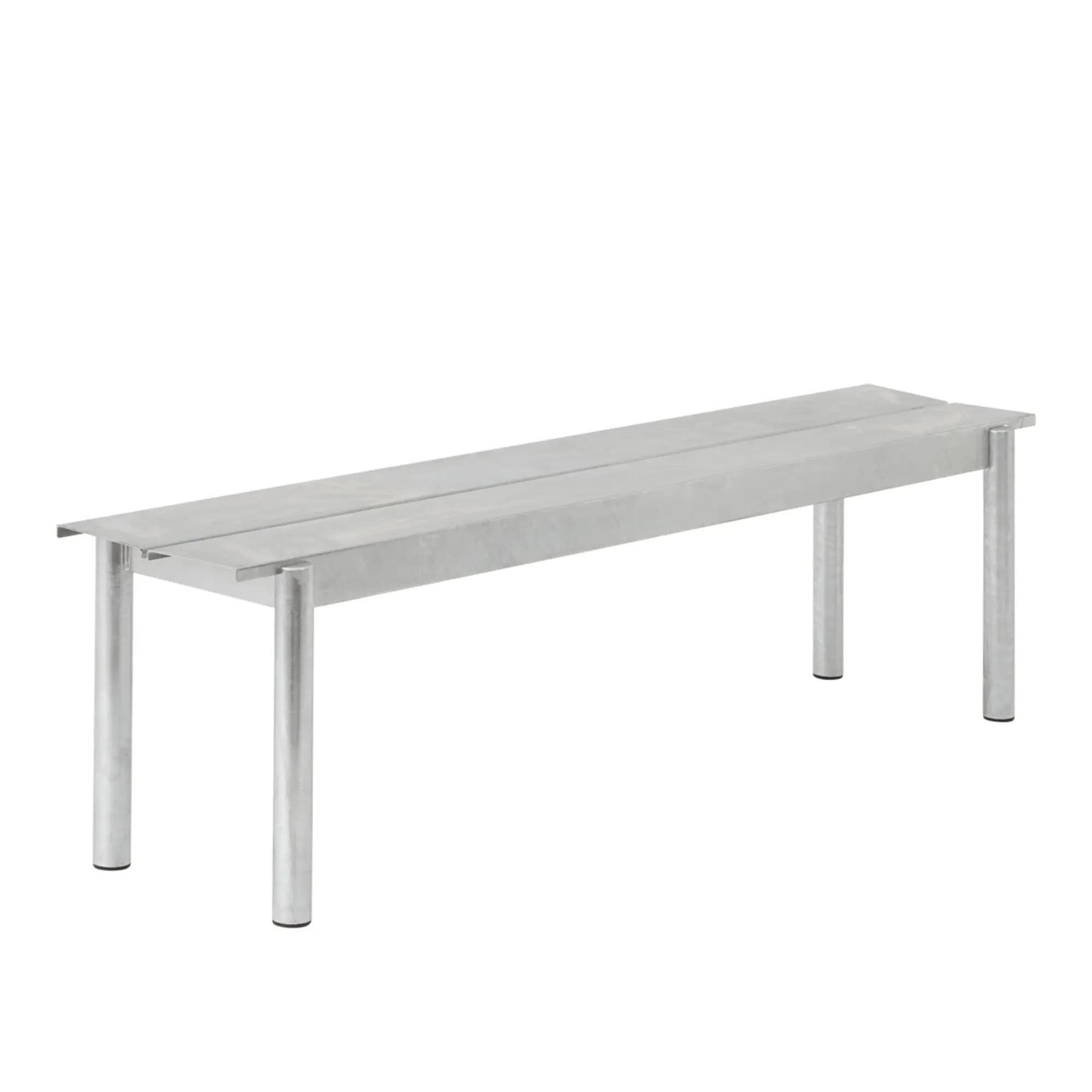 Linear steel bench 170cm