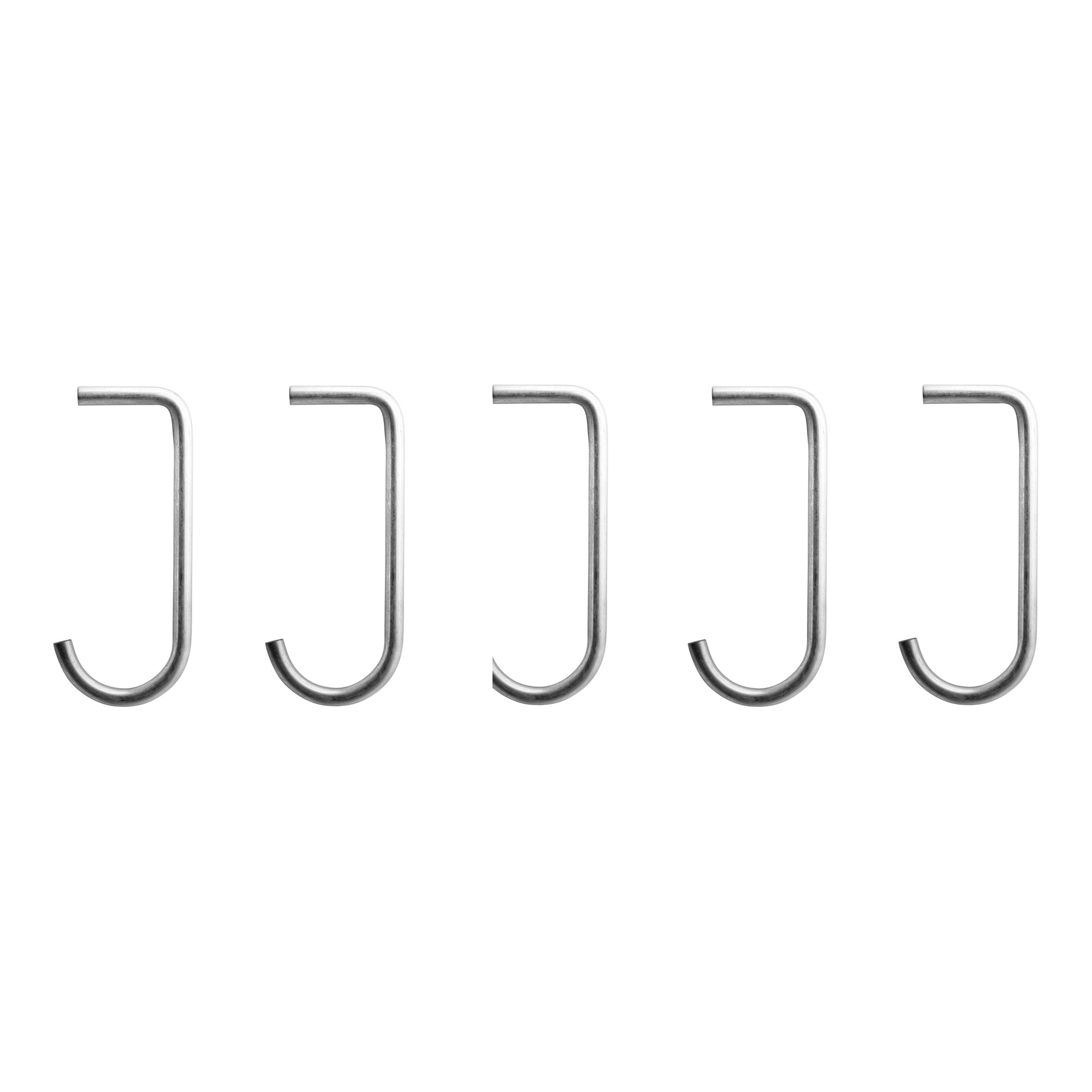 String - String J-Krok 5-pack - Rostfritt Stål - Hyllsystem - Nils Strinning - Silver - Metall