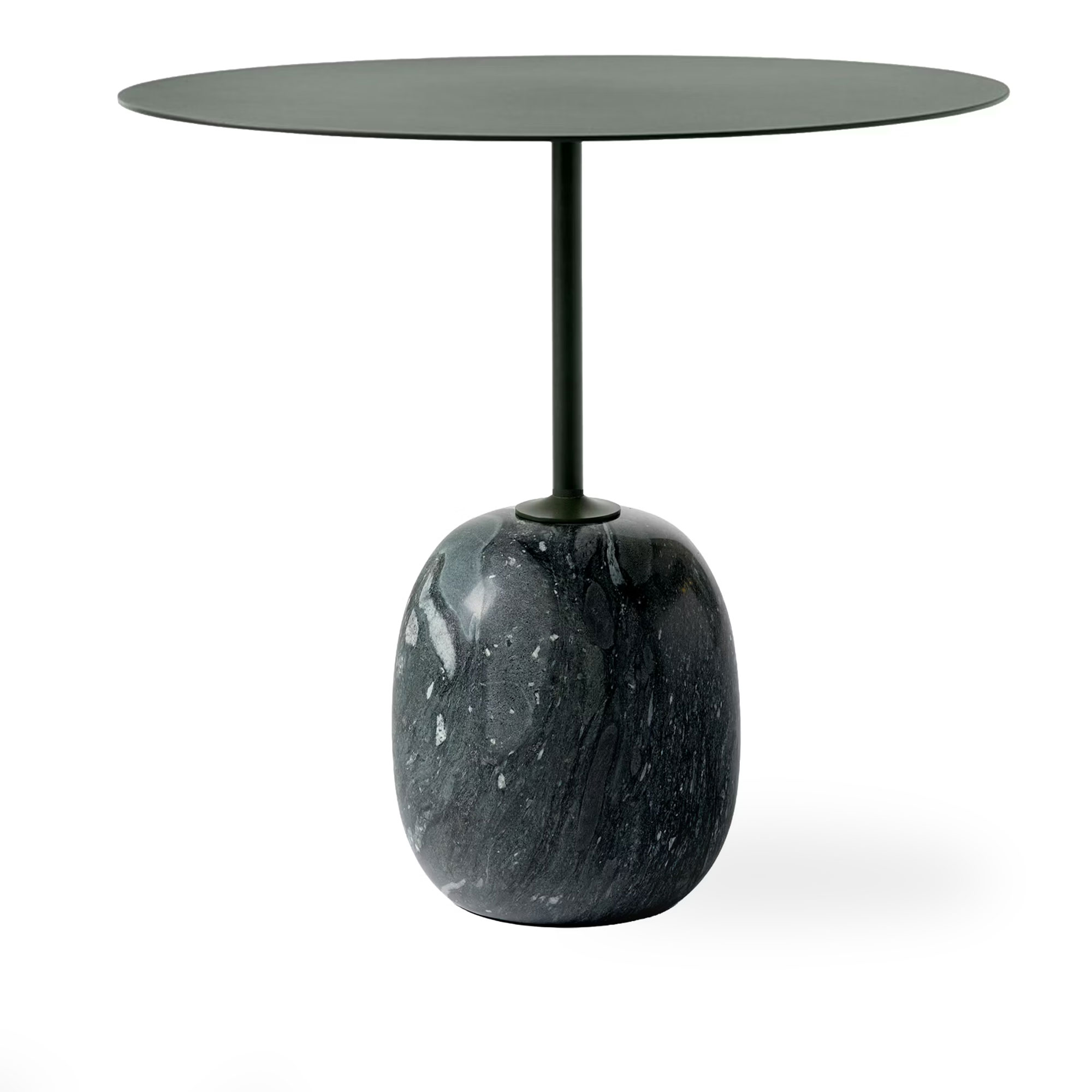 &Tradition - Lato LN9 Deep Green & Verde Grigio Marble - Sidobord - Luca Nichetto