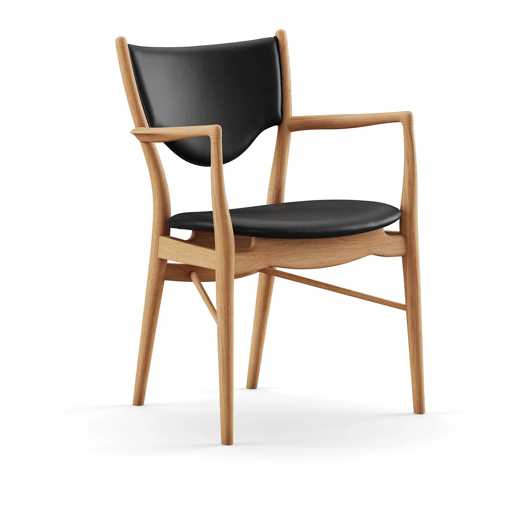 46 lenestol Dark oiled oak