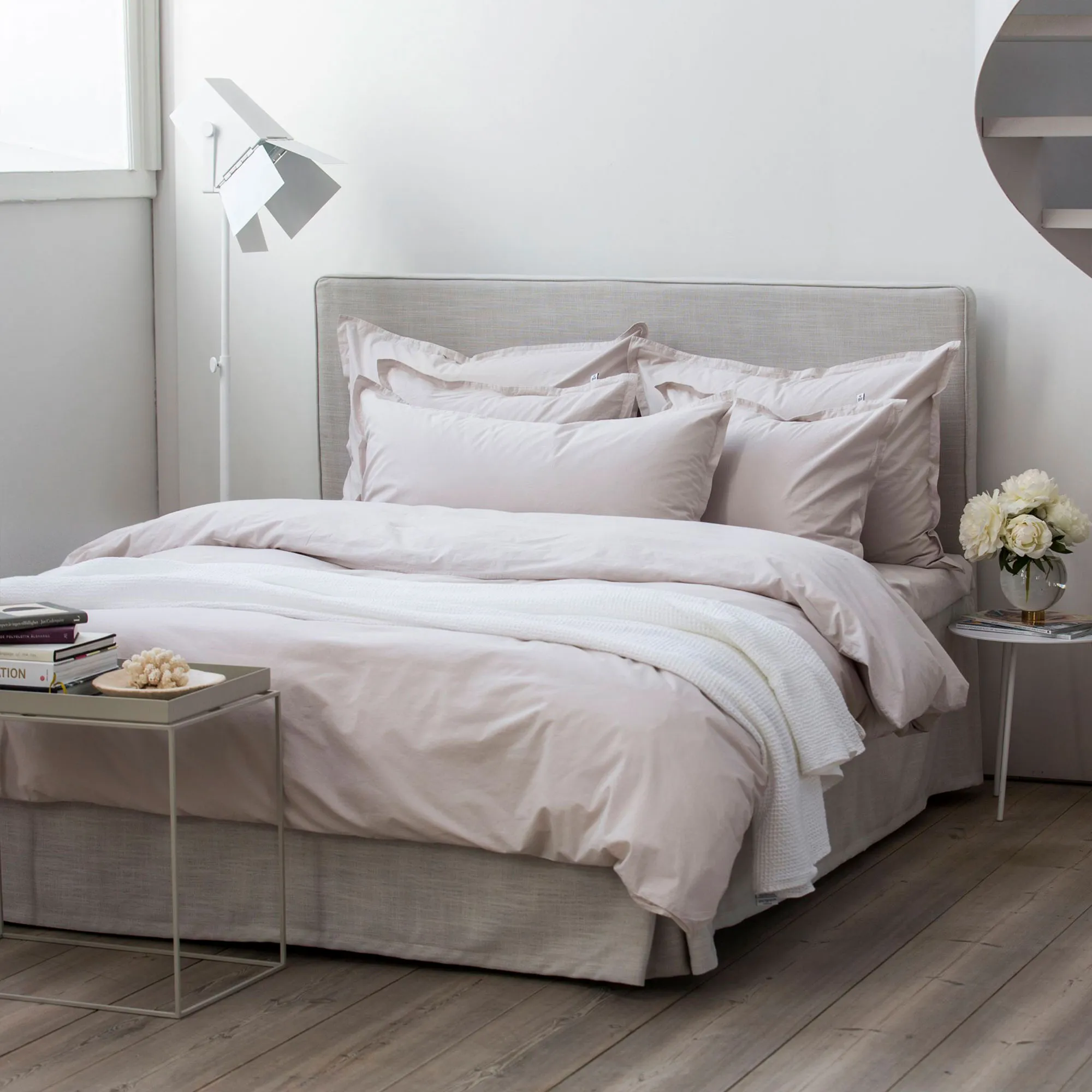 Alexandra Sänggavel Linen Ivory