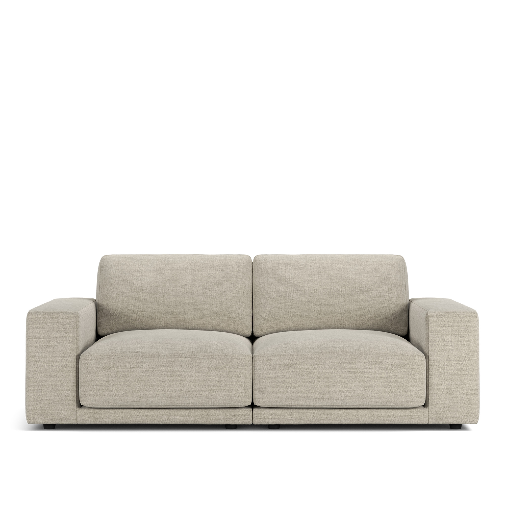 NOGA - Elsa 2-Seater Limonta Sienna 102 - Soffor - Tr&auml;/Textilmaterial