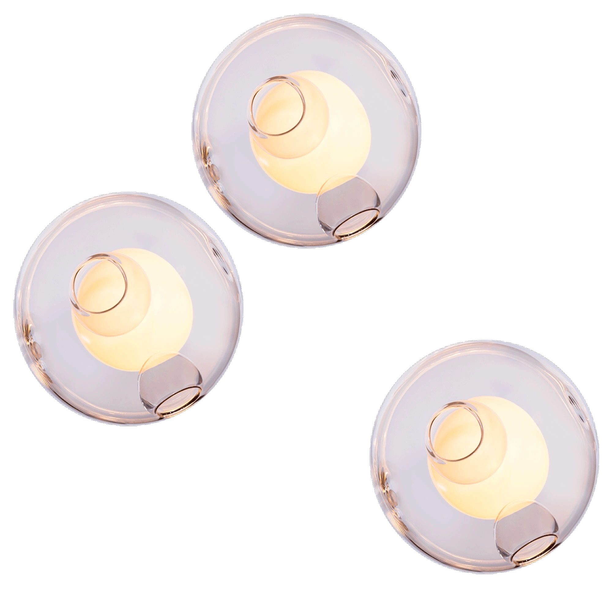 Bocci - 28.3 Random, Klar Xenon - Pendellampor - Omer Arbel - Transparent