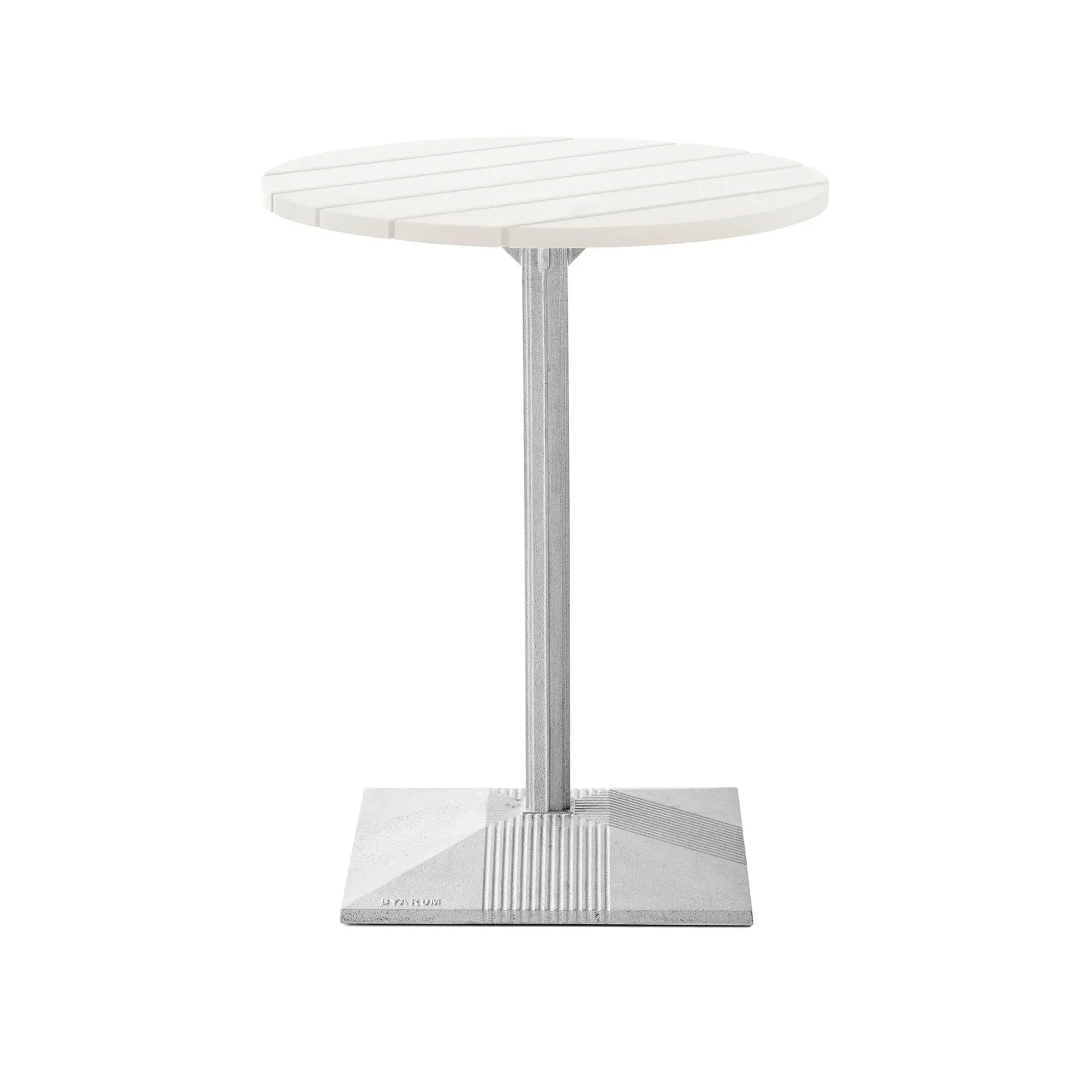 Lund Bord Stor Fot Vitlackerad Furu
