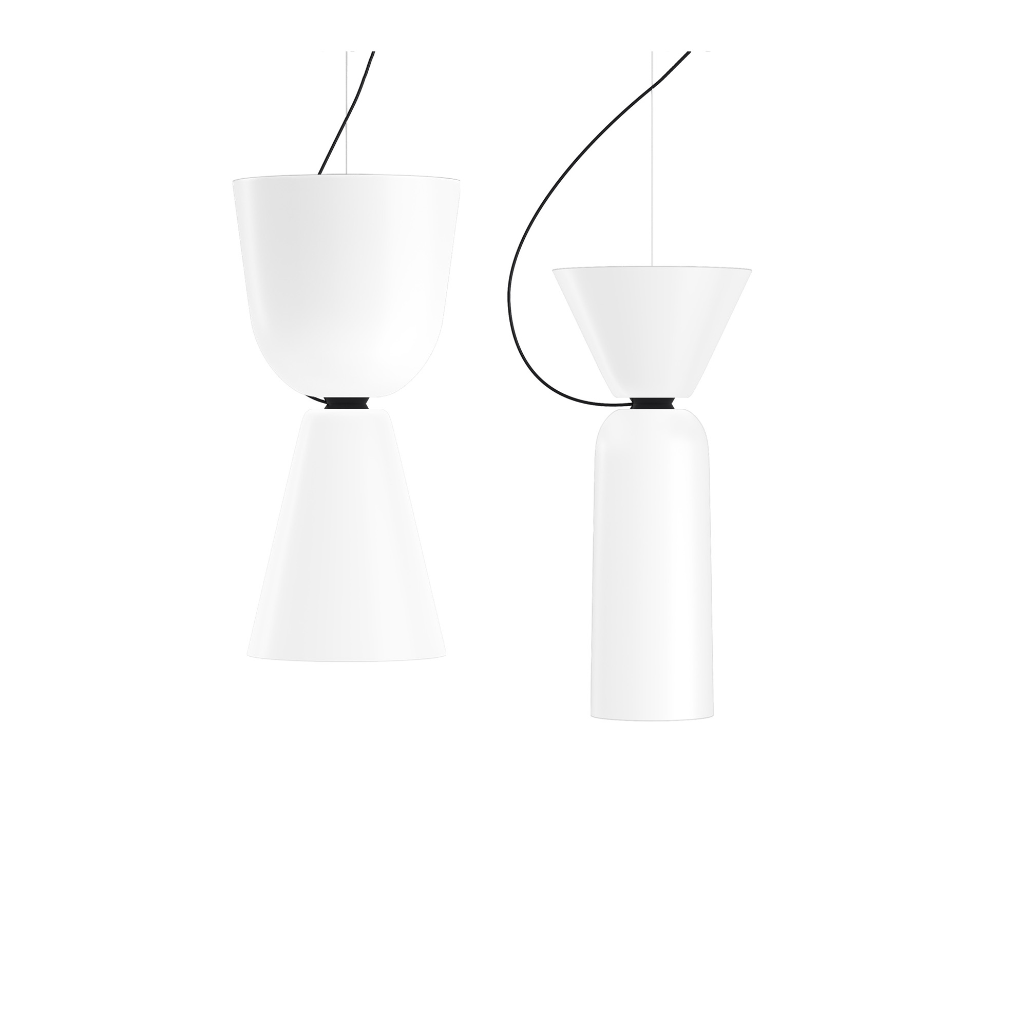 HEM - Alphabeta Pendant Duet - White - Pendellampor - Luca Nichetto - Vit