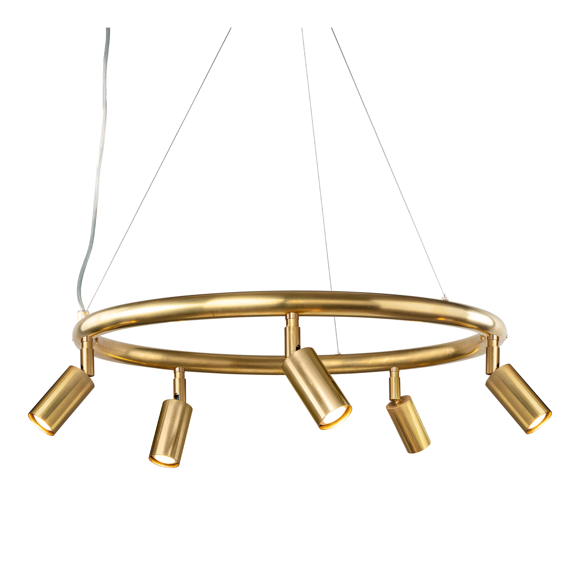 Örsjö Belysning - Starlight chandelier Ø60cm – Raw brass - Takkronor - Jonas Bohlin - Guld - Metall | Belysning - Taklampor - Takkronor | Möbelexperten