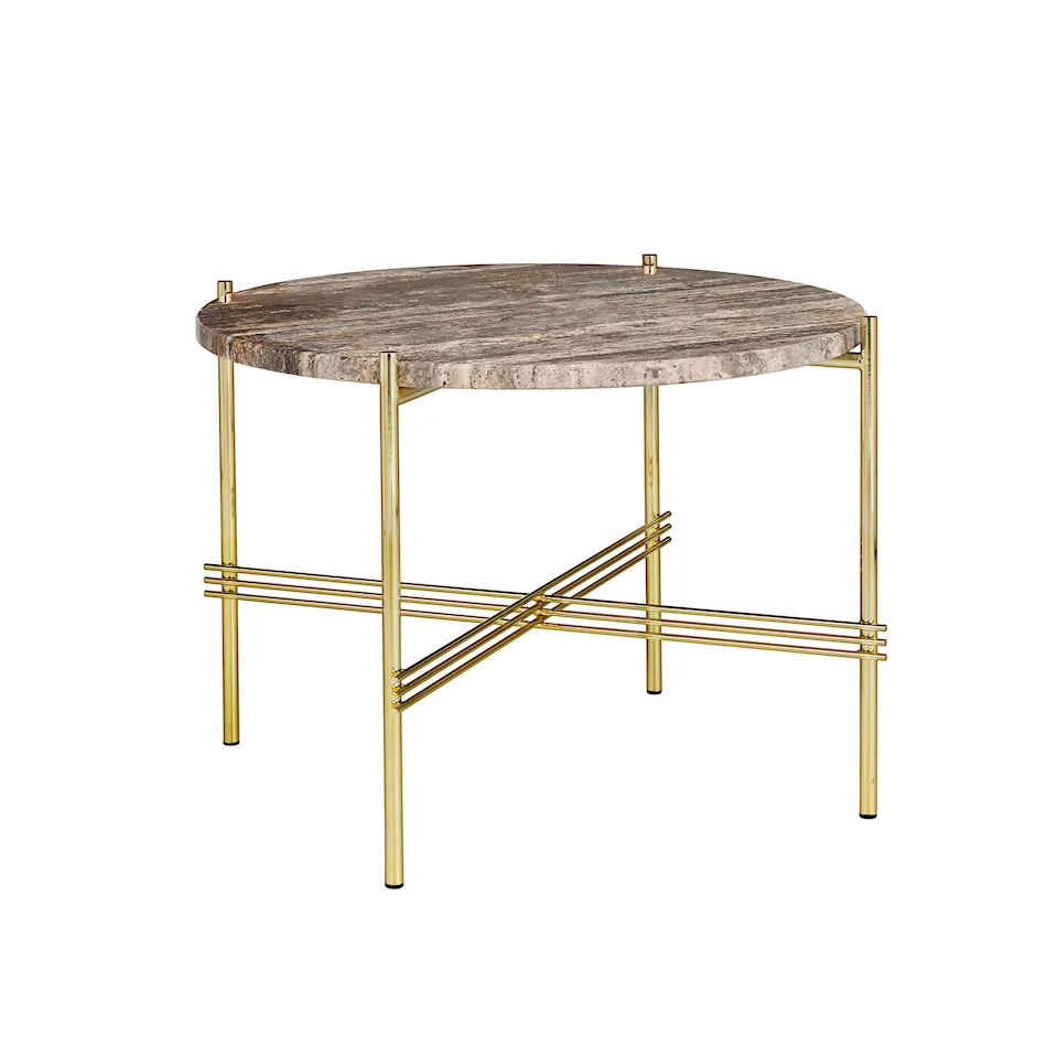 TS soffbord Ø55 cm mässing